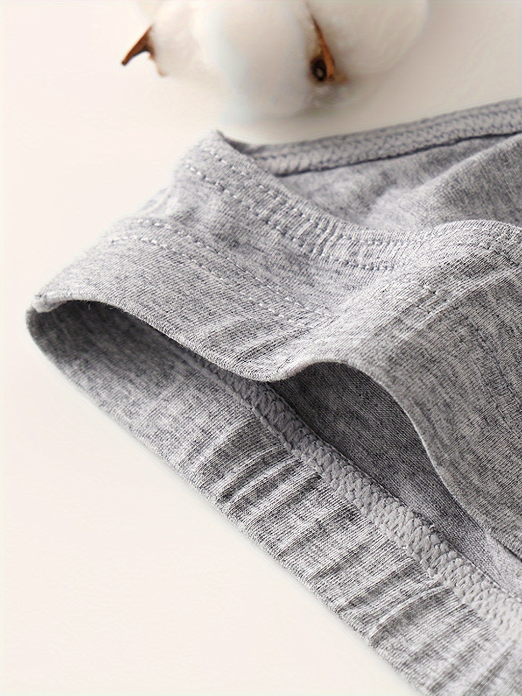 Slip large coton homme — lot de 5, uni