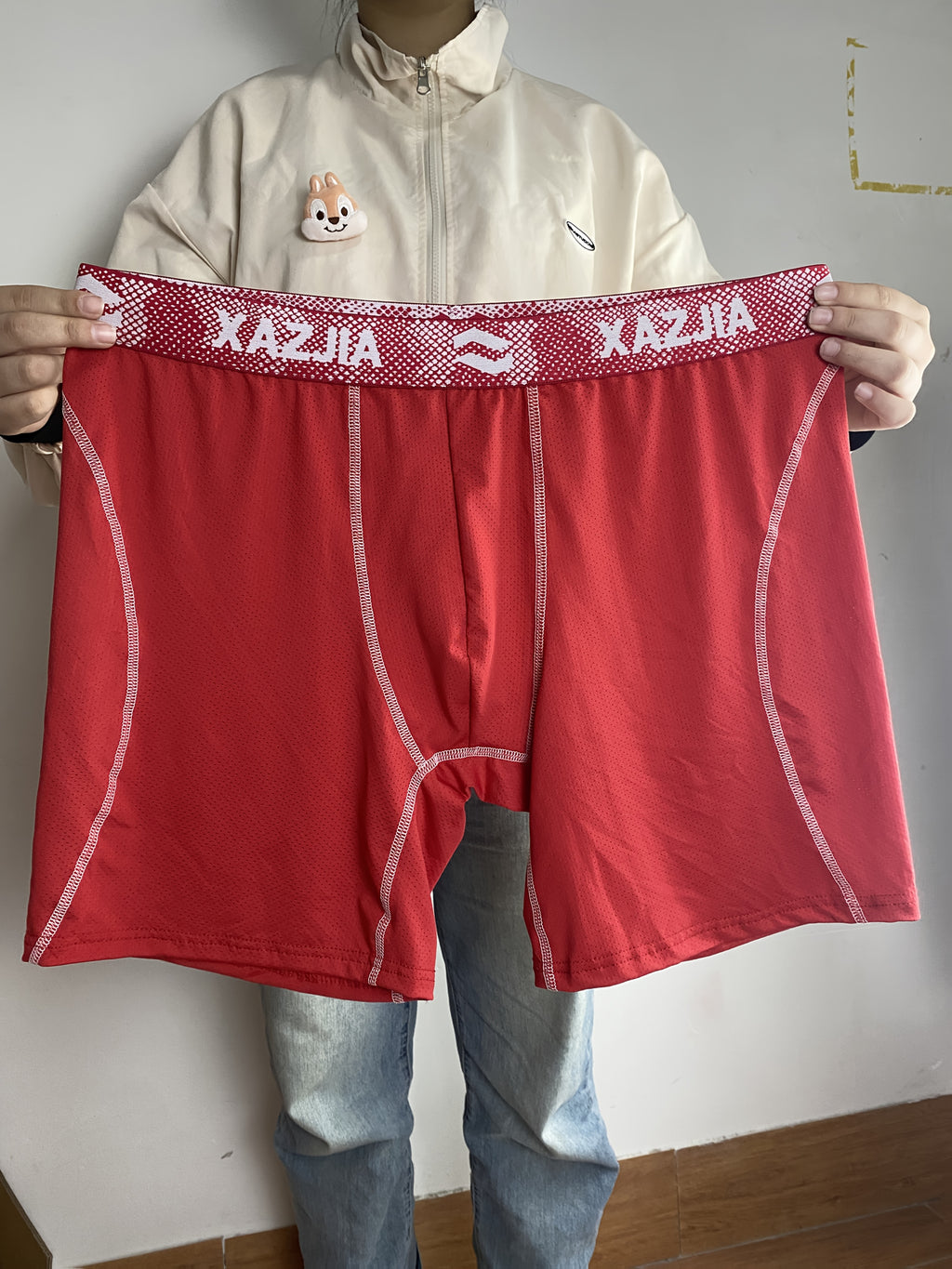Slip long grande taille microfibre homme — lot de 5, uni