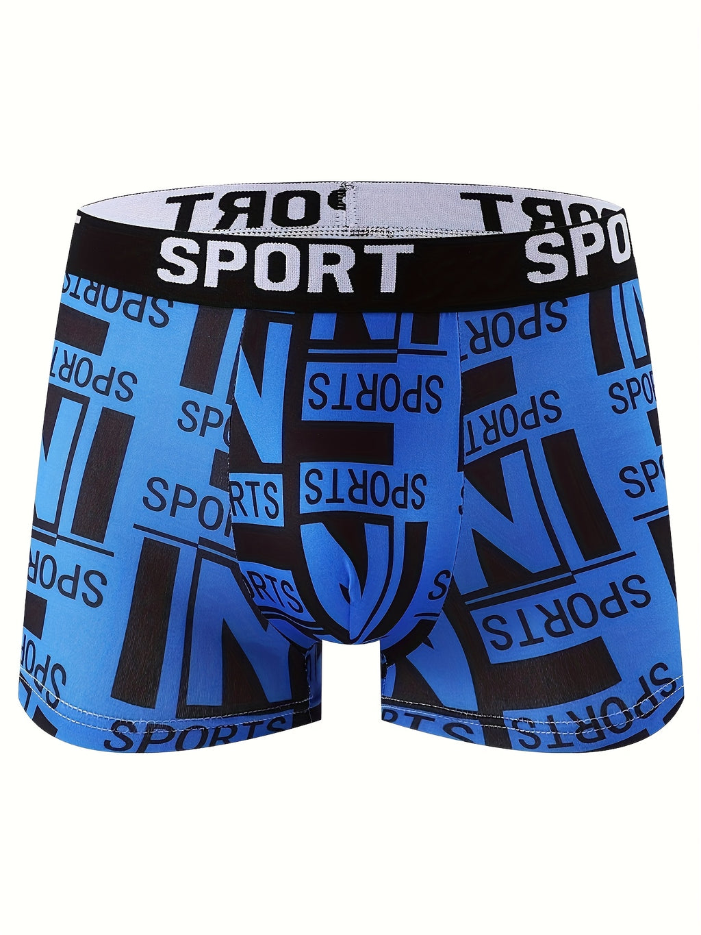 Boxer de sport respirant microfibre homme — lot de 10, géométrique
