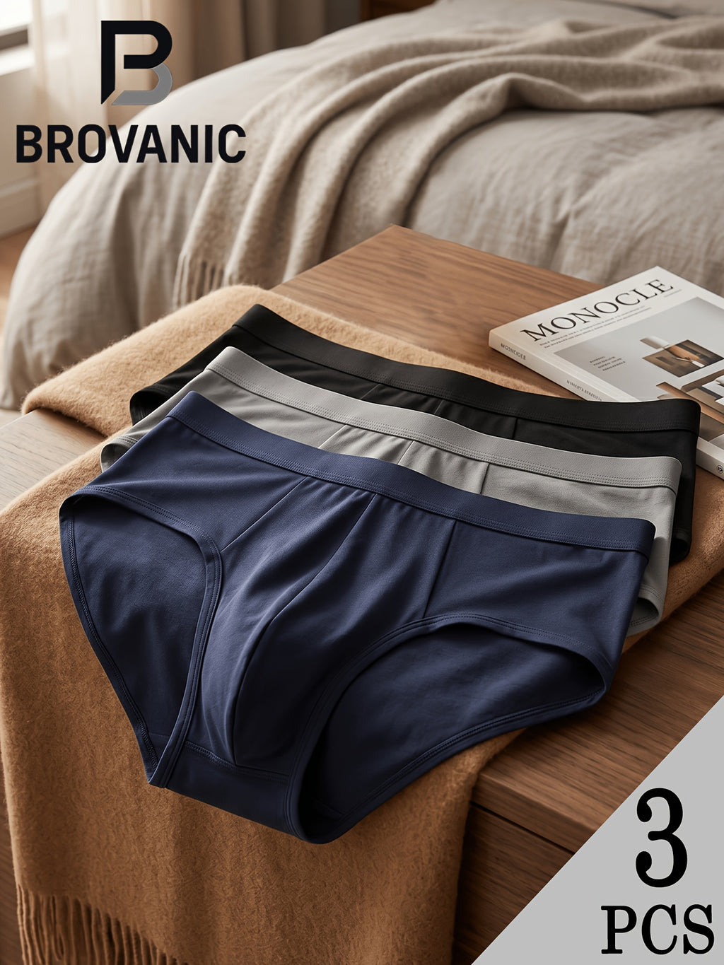 Slip de sport microfibre homme — lot de 3, noir+gris clair+bleu