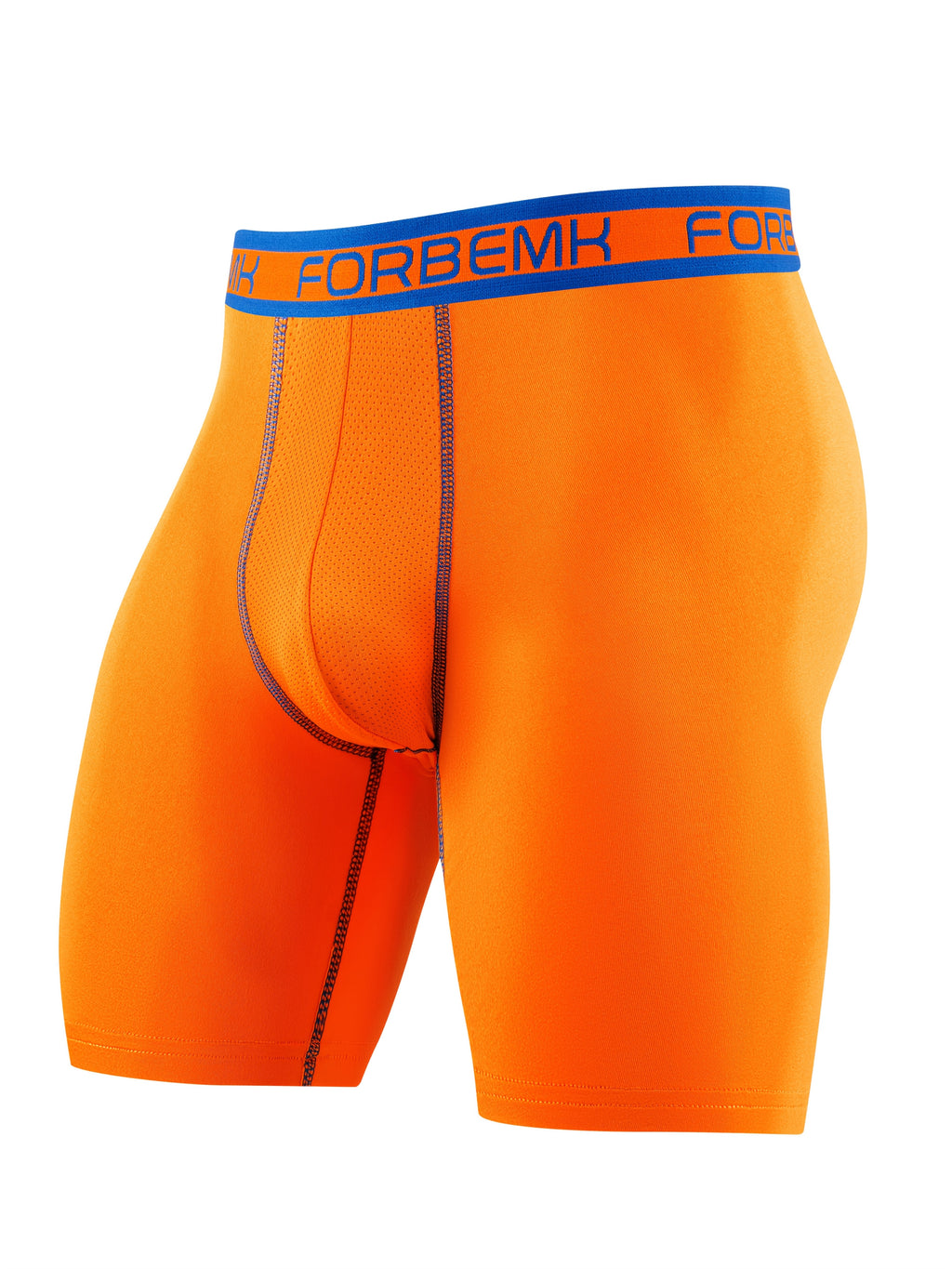 Boxer long de sport microfibre homme — lot de 5, uni, assortiment C