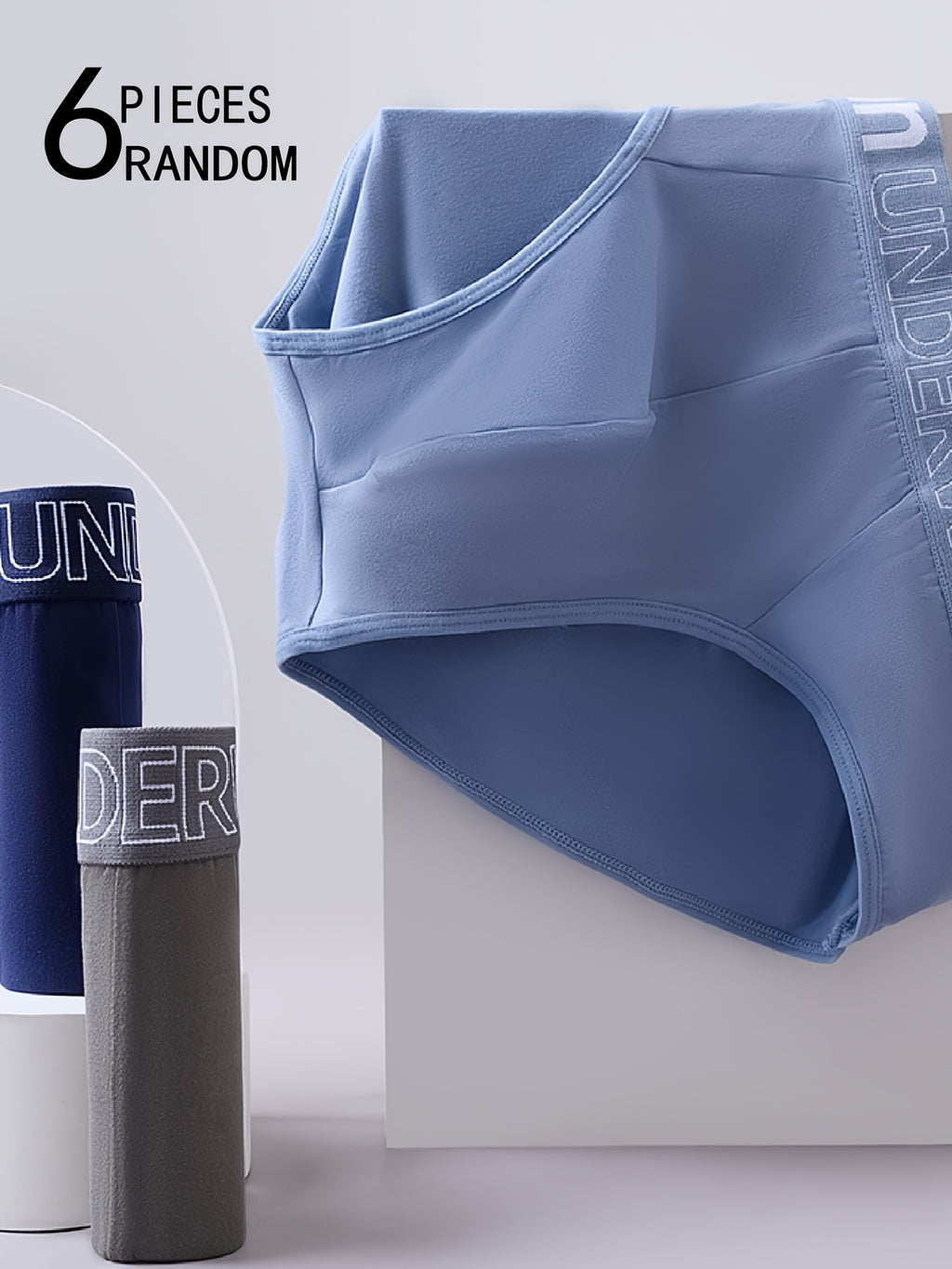 Boxer microfibre homme — lot de 6, imprimé, du S au XL