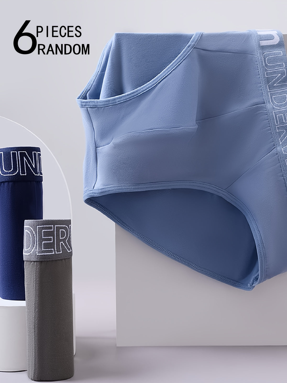 Boxer microfibre homme — lot de 6, imprimé, du S au XL
