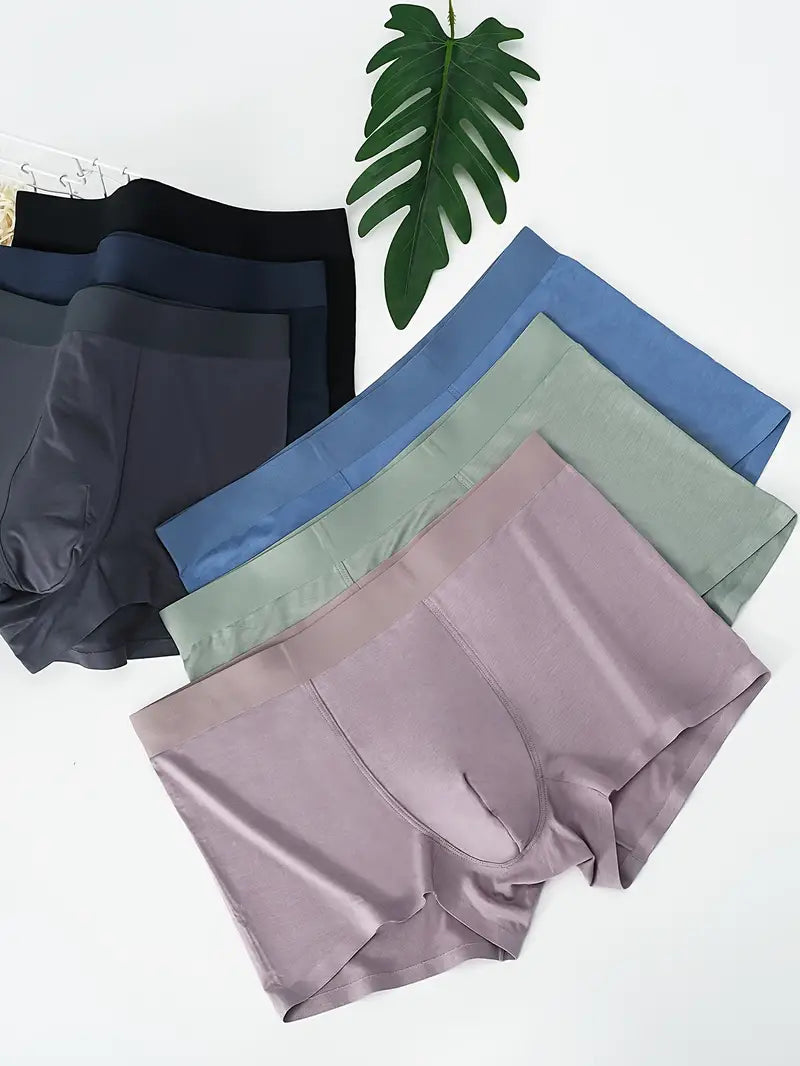 Boxer sans couture de sport homme — lot de 6, maille technique