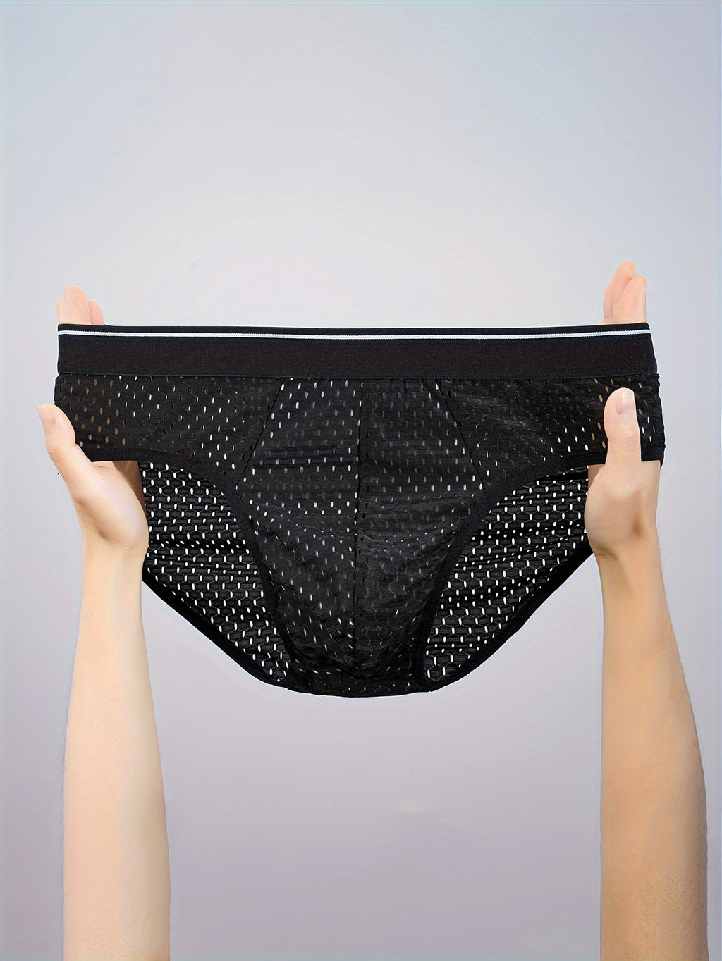 Slip respirant microfibre homme — lot de 5, uni, assortiment S, du XS au 3XL