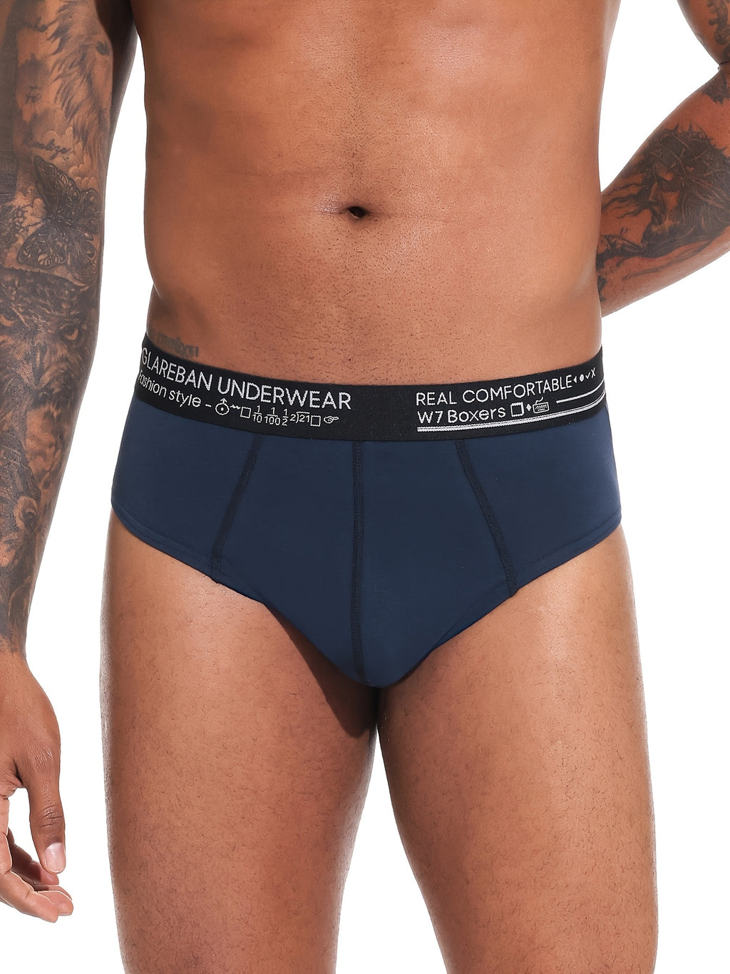 Slip coton homme — lot de 20, uni