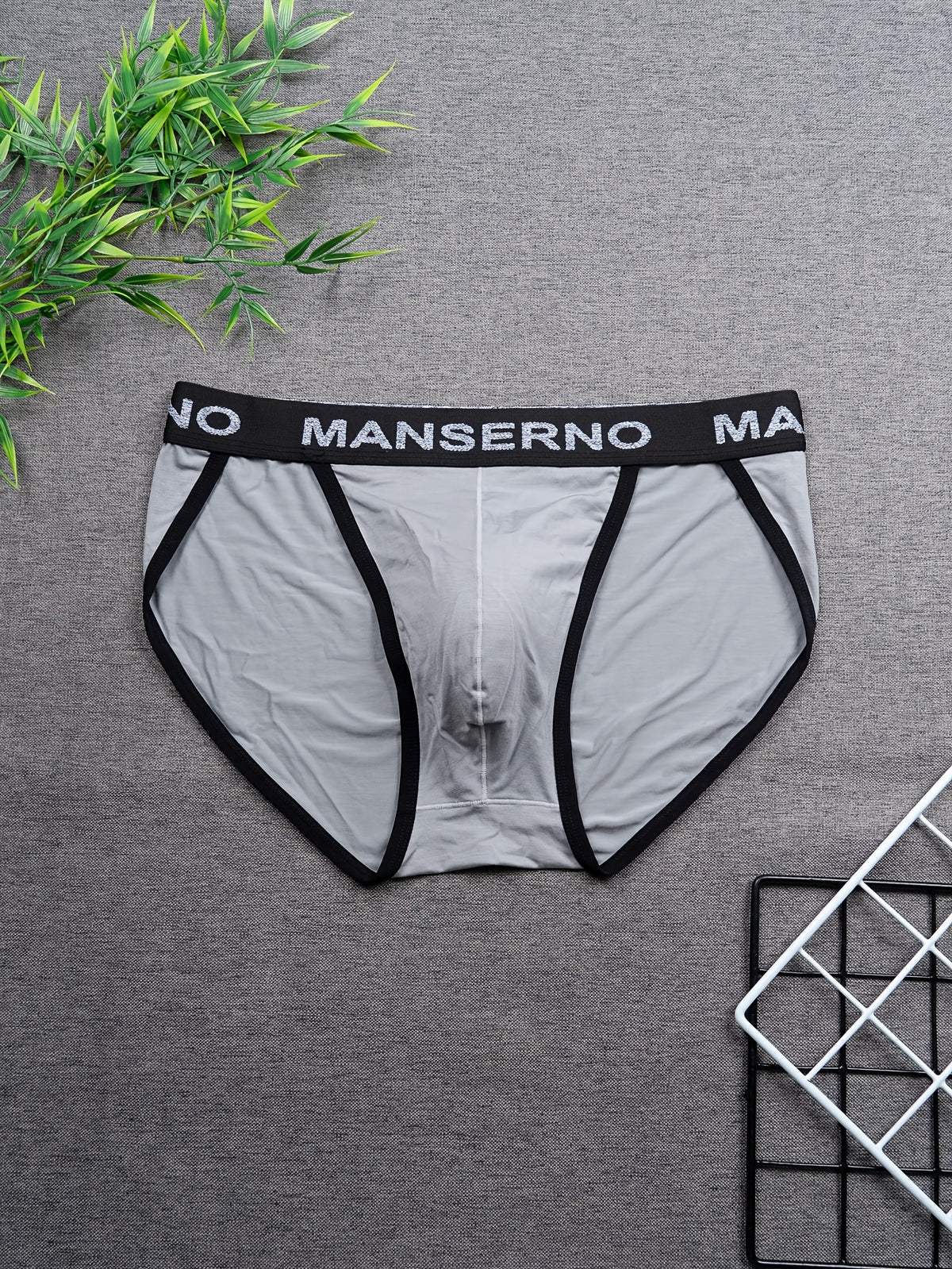 Slip respirant bambou homme — lot de 5, uni, du S au XXL (modèle 2)