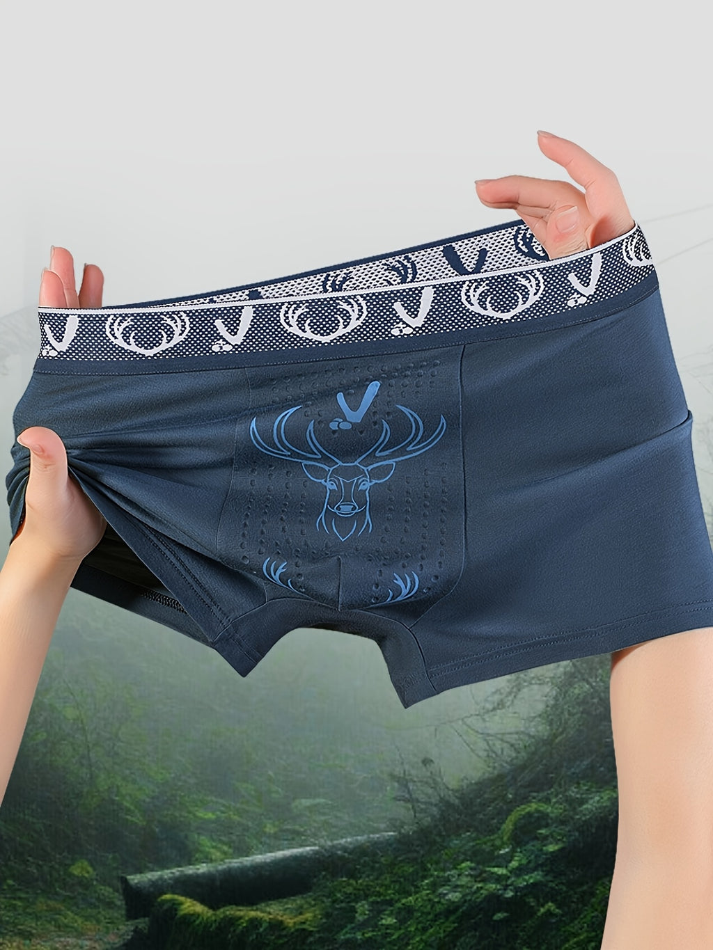 Boxer respirant bambou homme — lot de 4