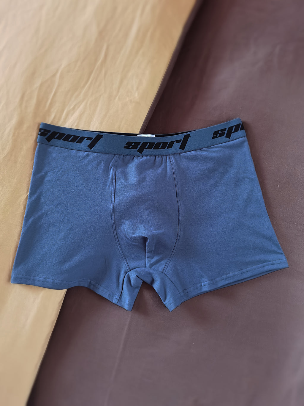 Boxer taille basse respirant coton homme — lot de 4, uni