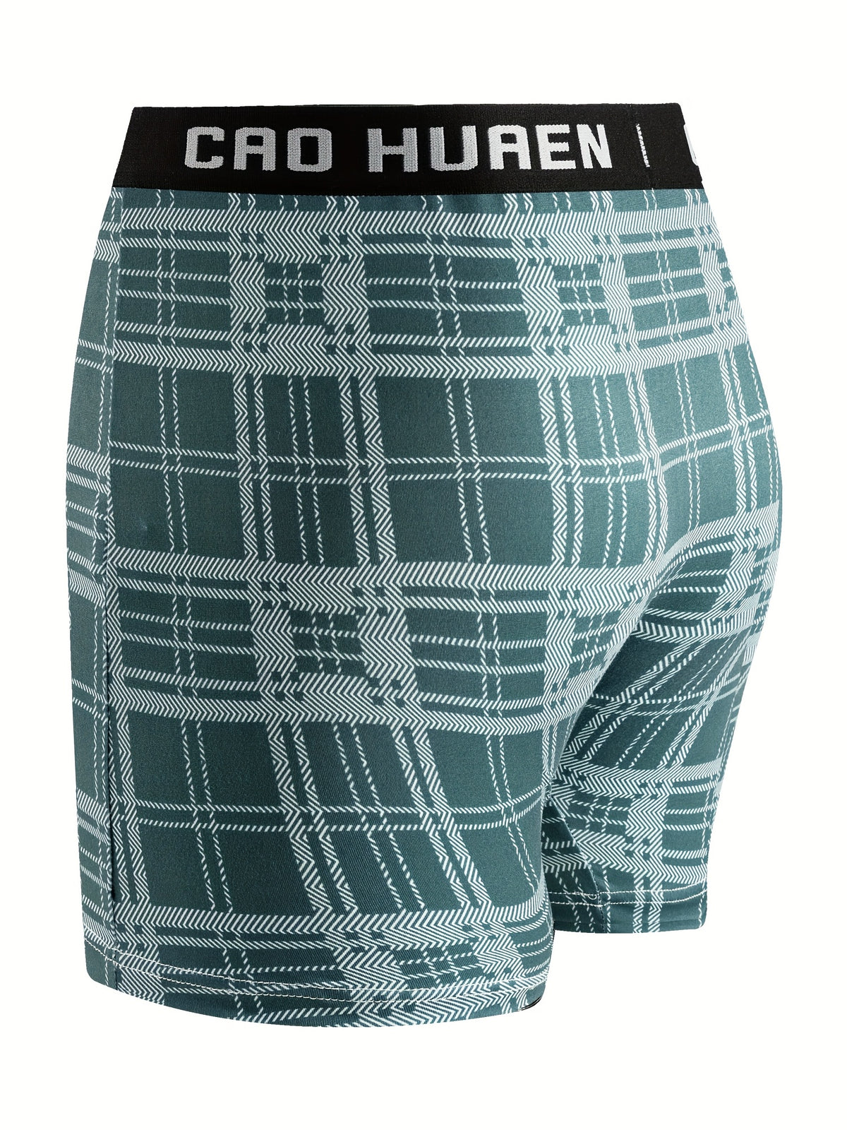 Boxer long microfibre homme — lot de 5, géométrique, assortiment S, du S au XXL
