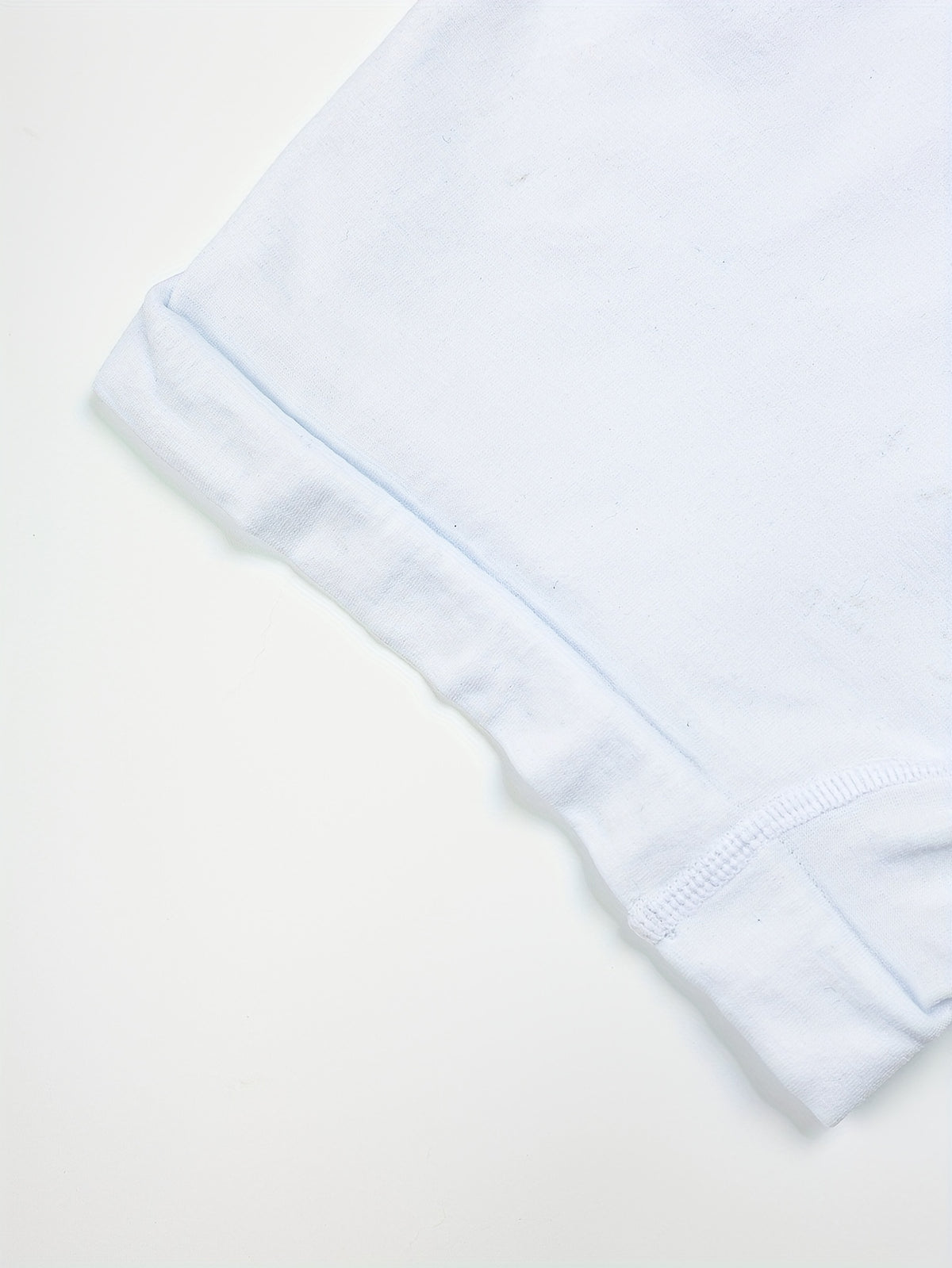 Boxer sans couture large microfibre homme, blanc
