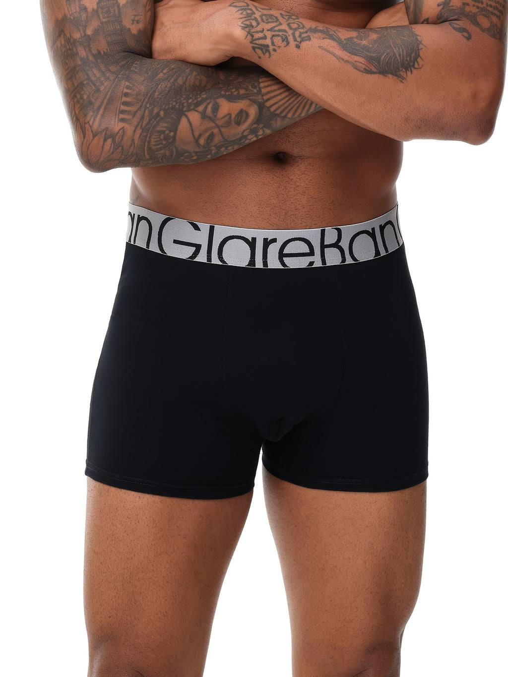 Boxer de sport coton homme — lot de 3, uni
