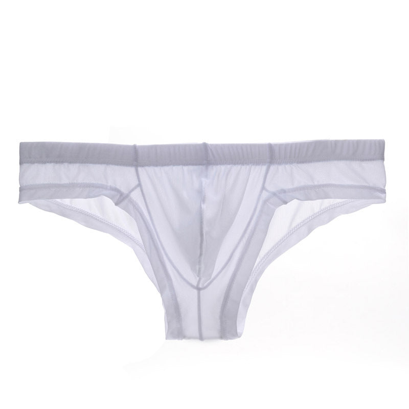 Slip taille basse respirant microfibre homme — lot de 4, uni, du S au XL (modèle 2)