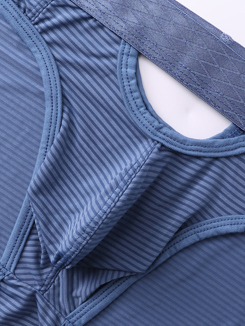Slip taille basse respirant microfibre homme, rayé — vue 5