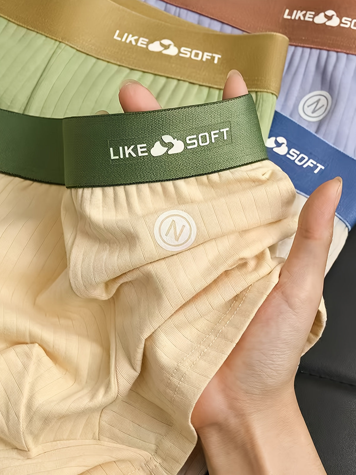 Boxer microfibre homme — lot de 6, imprimé
