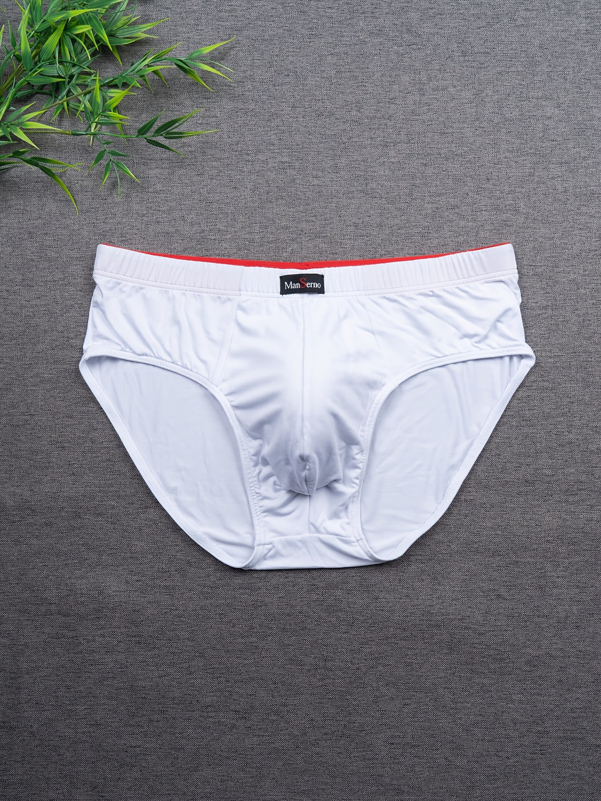 Slip respirant bambou homme — lot de 6, uni