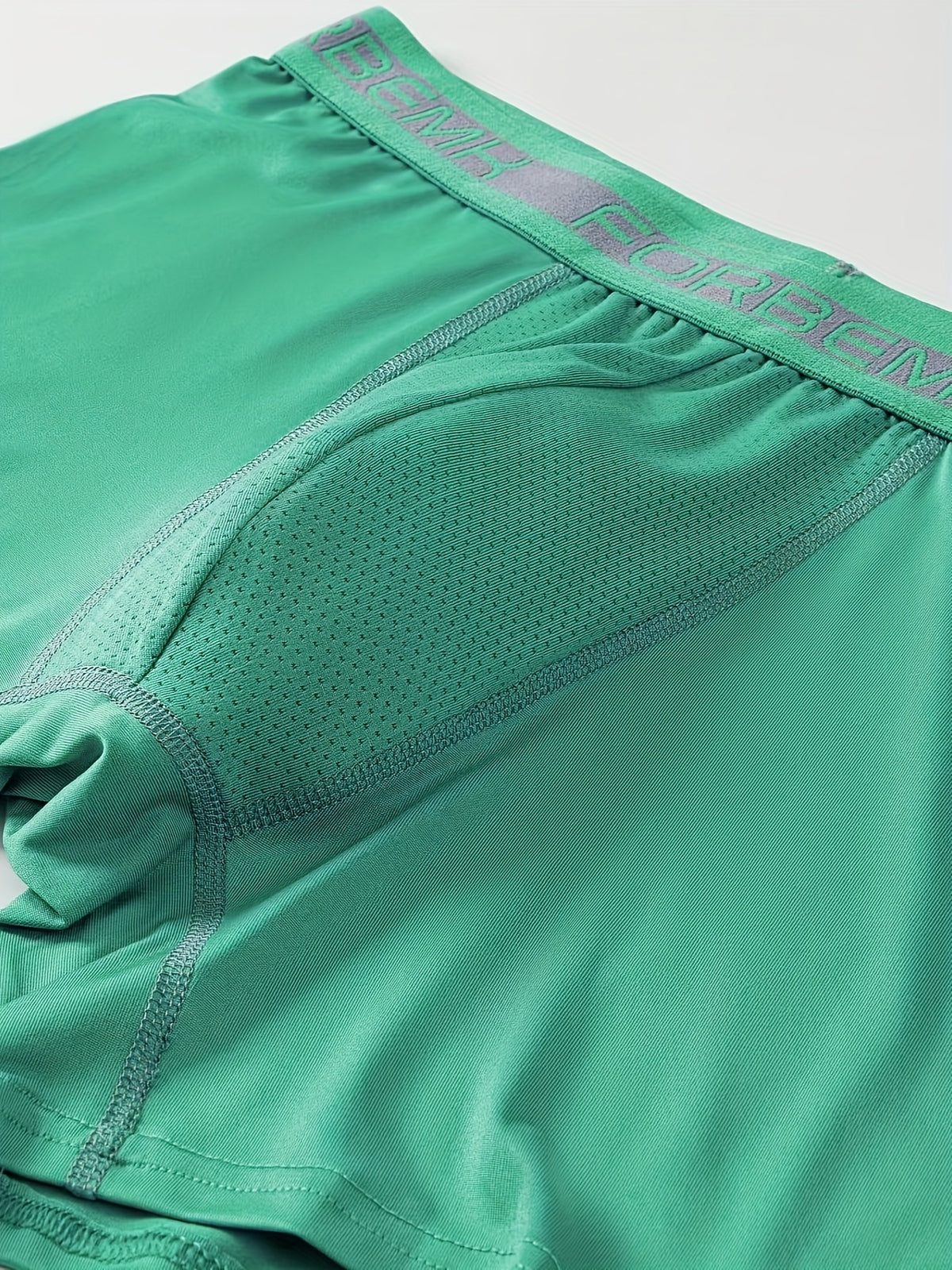 Boxer long de sport microfibre homme — lot de 5, uni, assortiment C