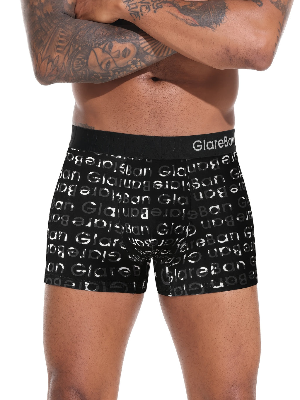 Boxer coton homme — lot de 3, imprimé, assortiment S, du S au XXL
