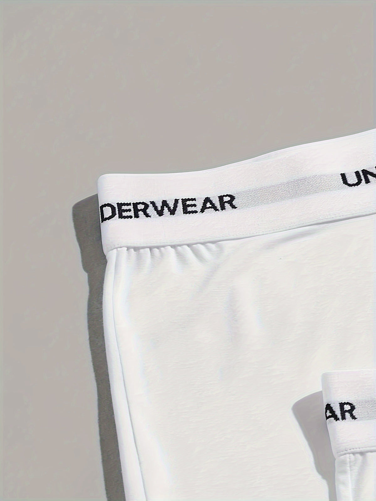 Boxer de sport respirant coton homme — lot de 5, blanc