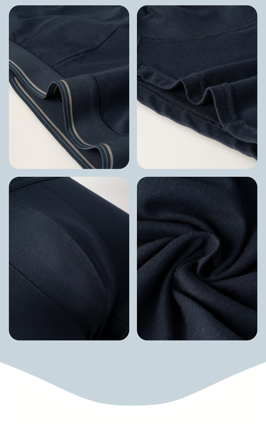 Boxer large grande taille coton homme — lot de 5, uni, assortiment 5-2