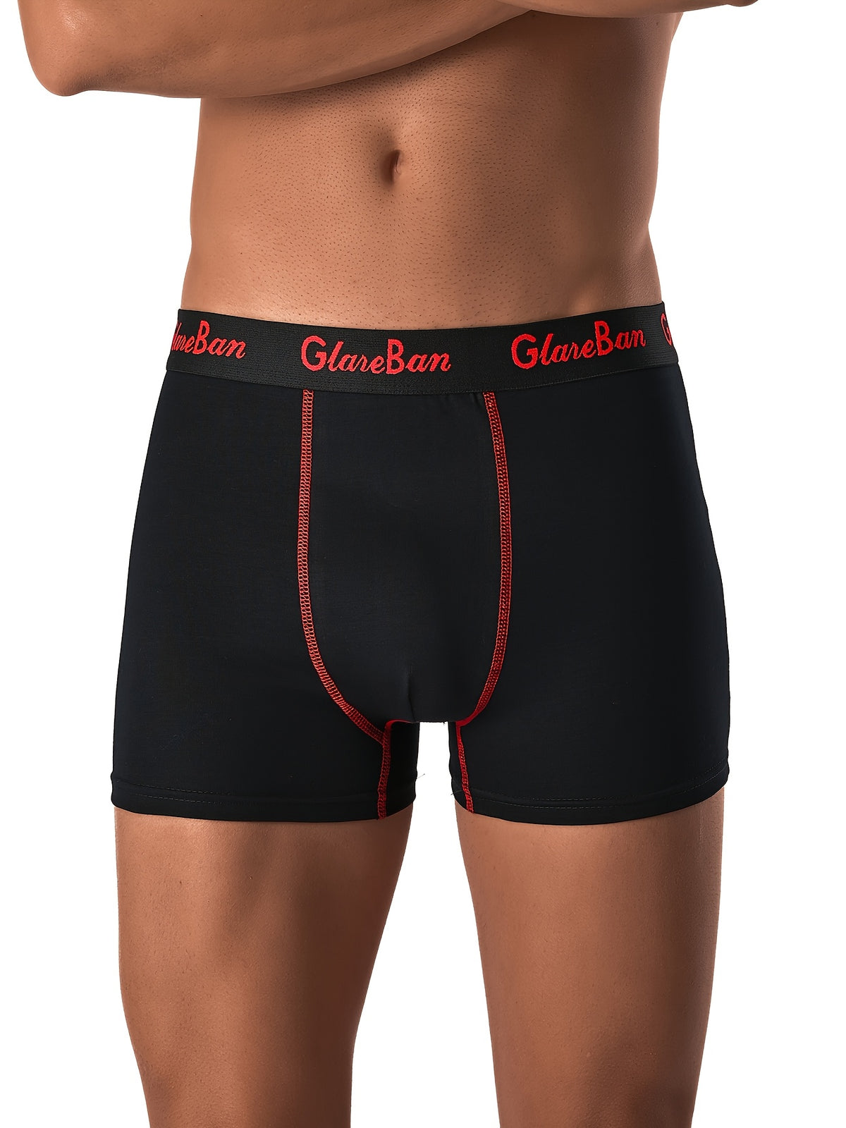 Boxer de sport coton homme — lot de 5, uni, assortiment E