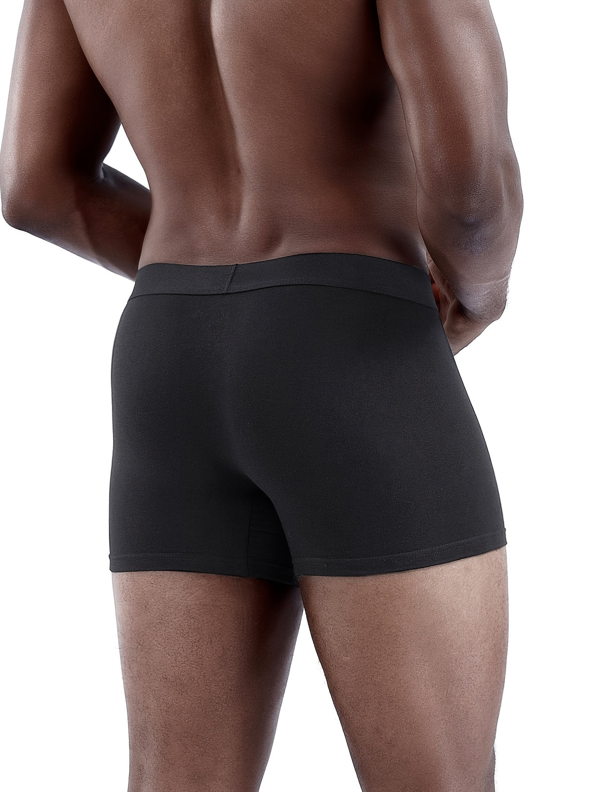 Boxer respirant coton homme — lot de 7, noir