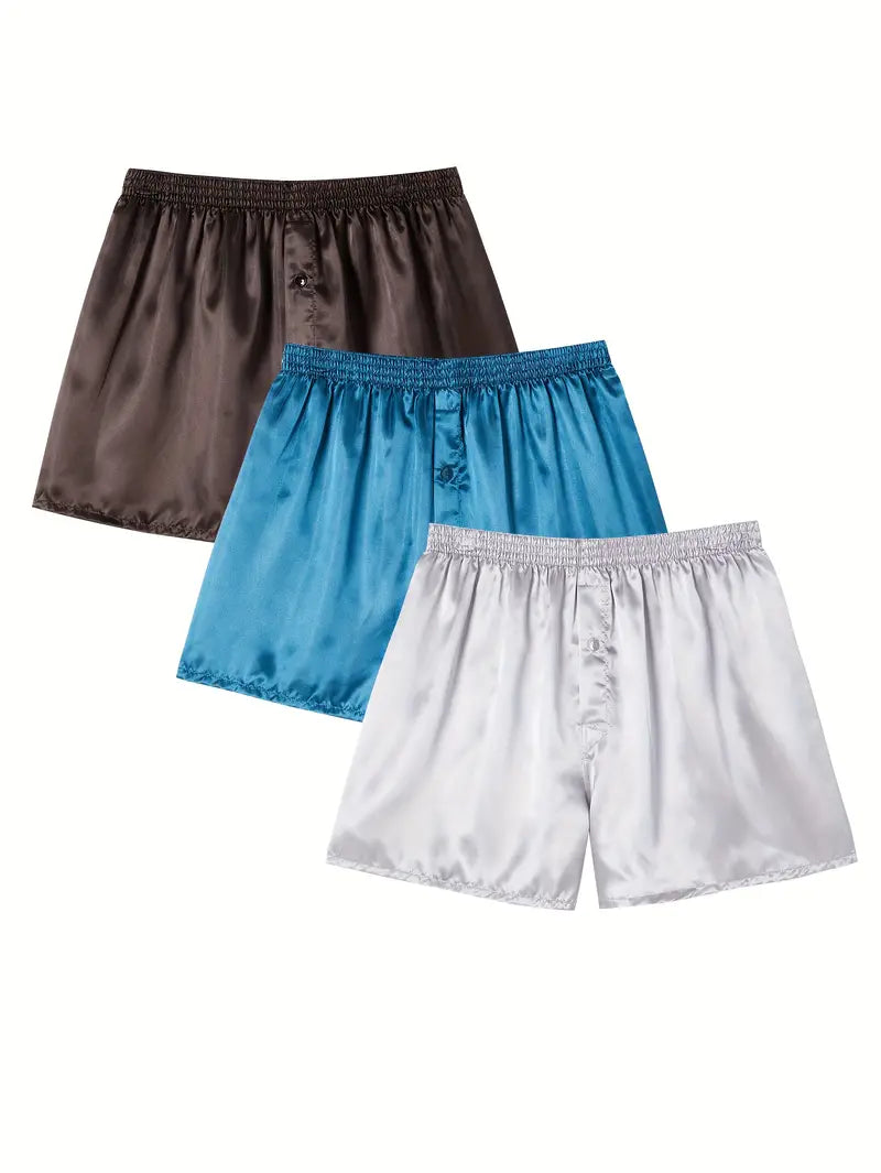Boxer à boutons homme — lot de 6