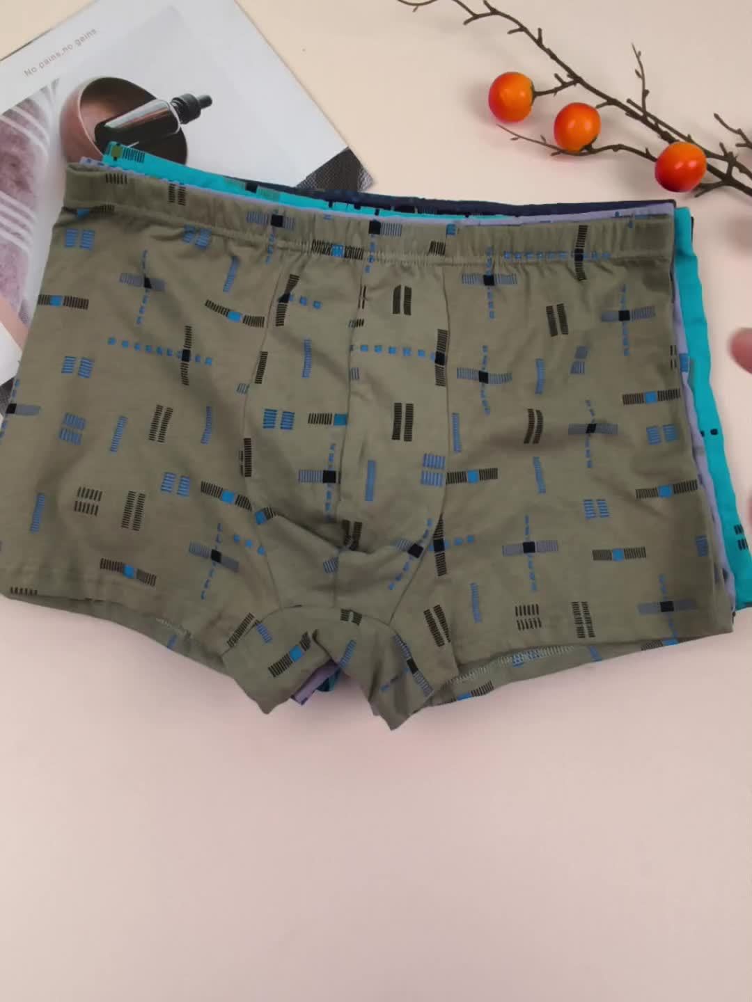 Boxer large respirant coton homme — lot de 6