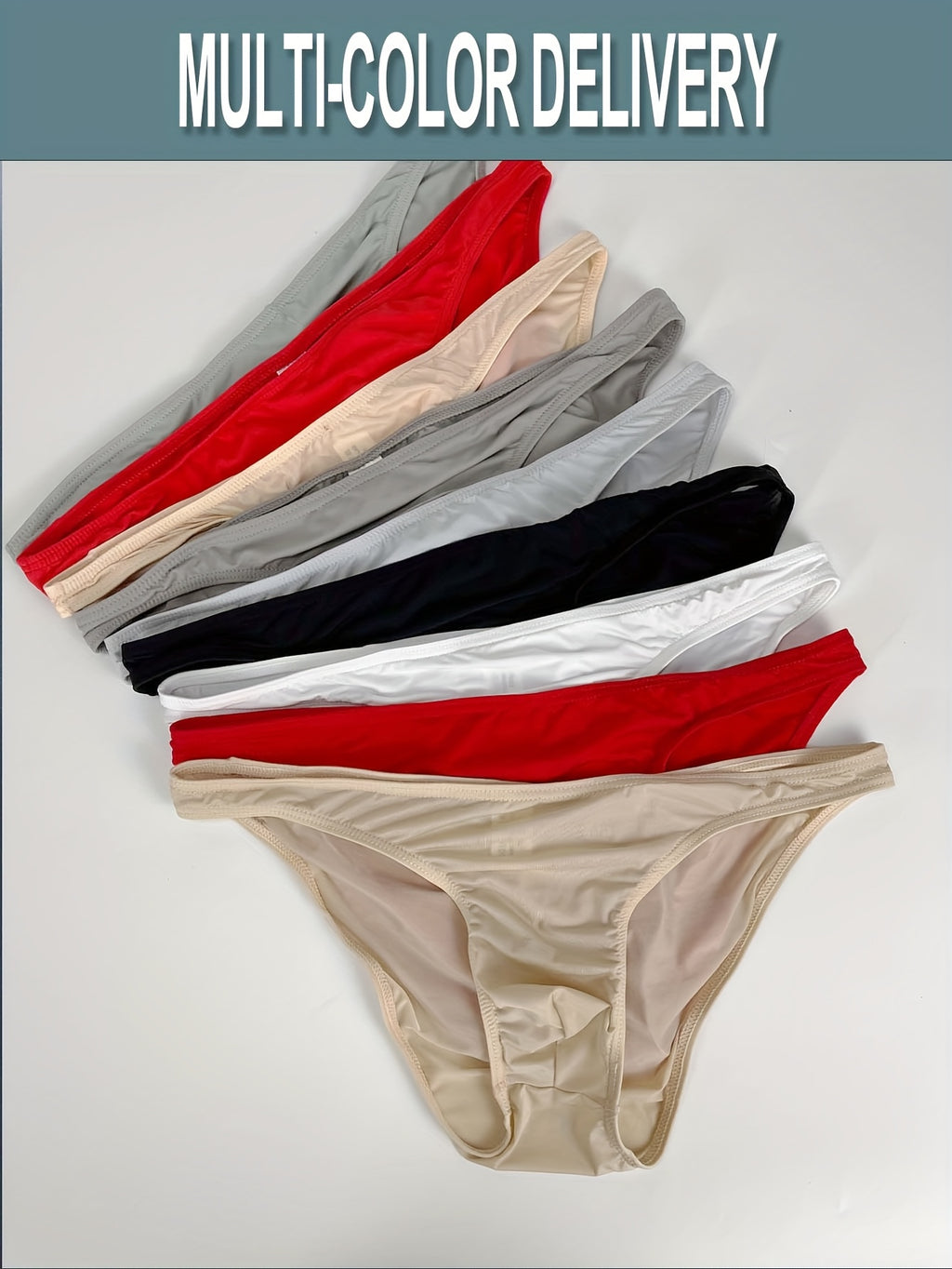 Slip de sport respirant microfibre homme — lot de 6, uni, du S au XXL
