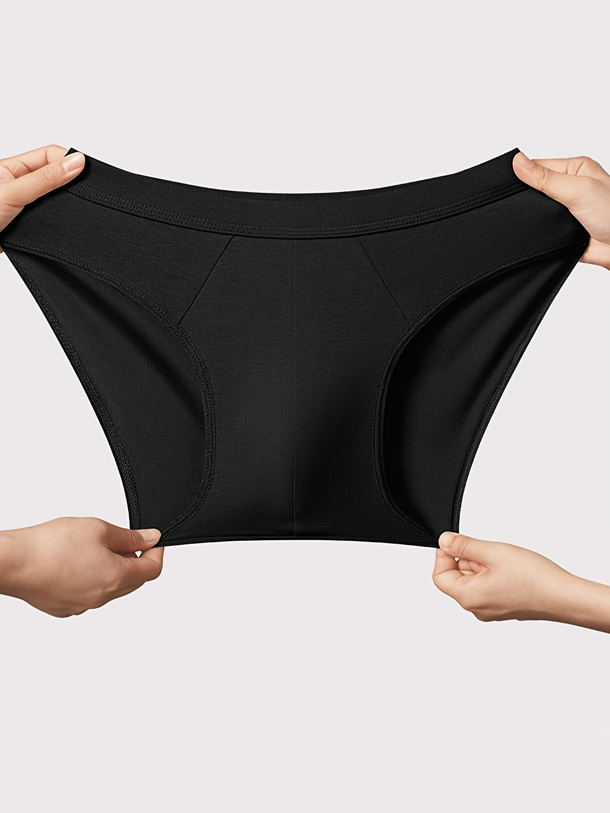 Slip moulant microfibre homme — lot de 8, uni