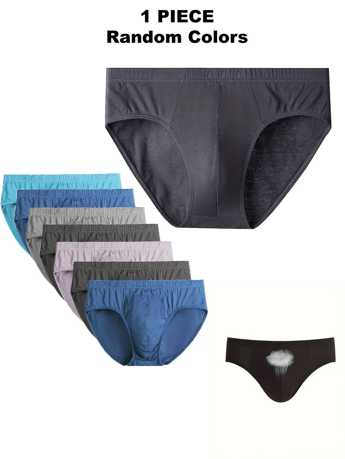 Slip large extensible coton homme, 100 % coton