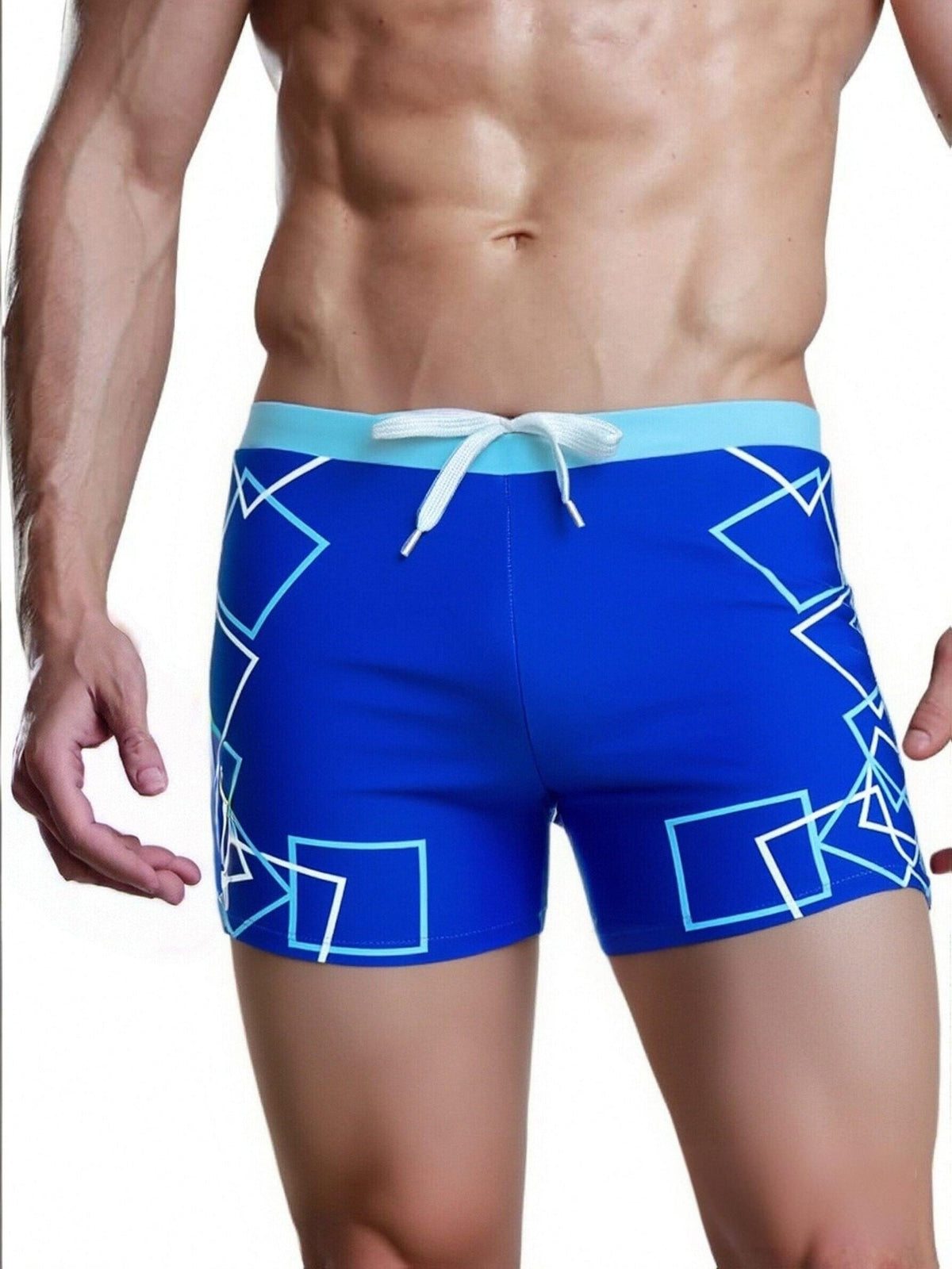Boxer séchage rapide microfibre homme, 2 coloris, imprimé