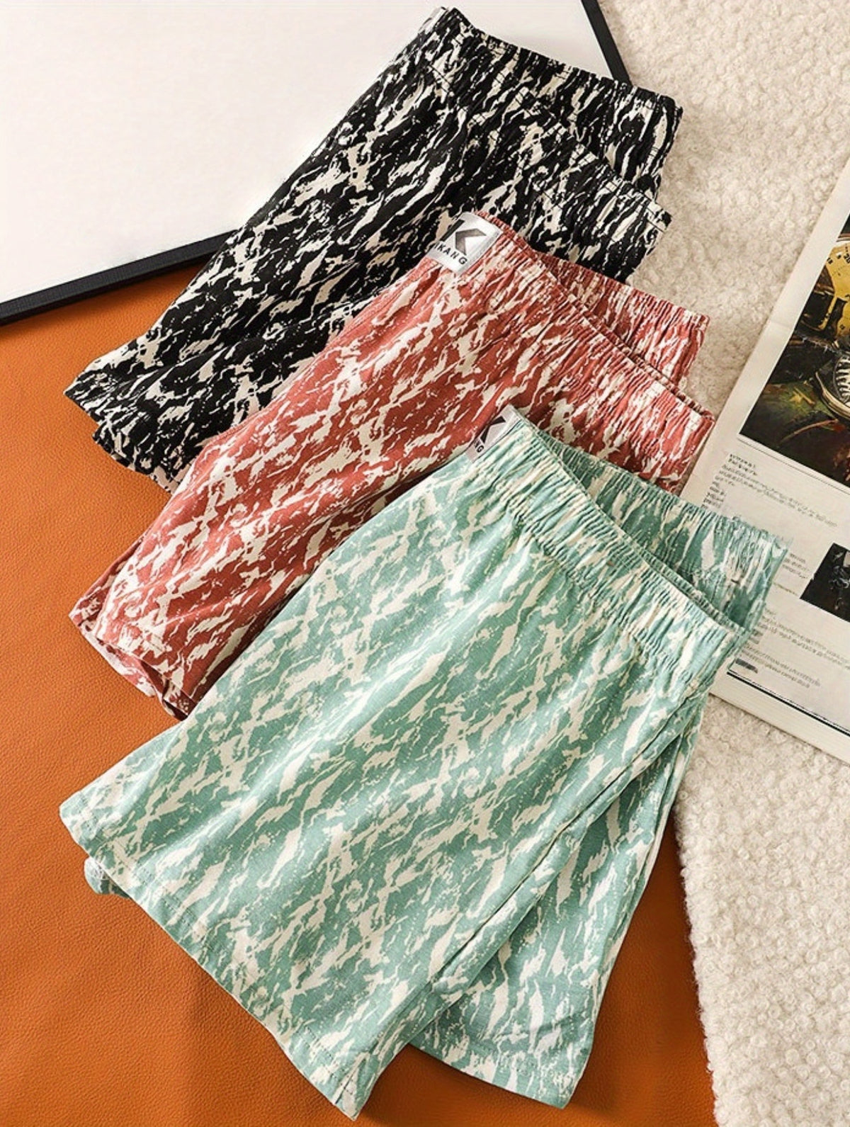Boxer large coton homme — lot de 3