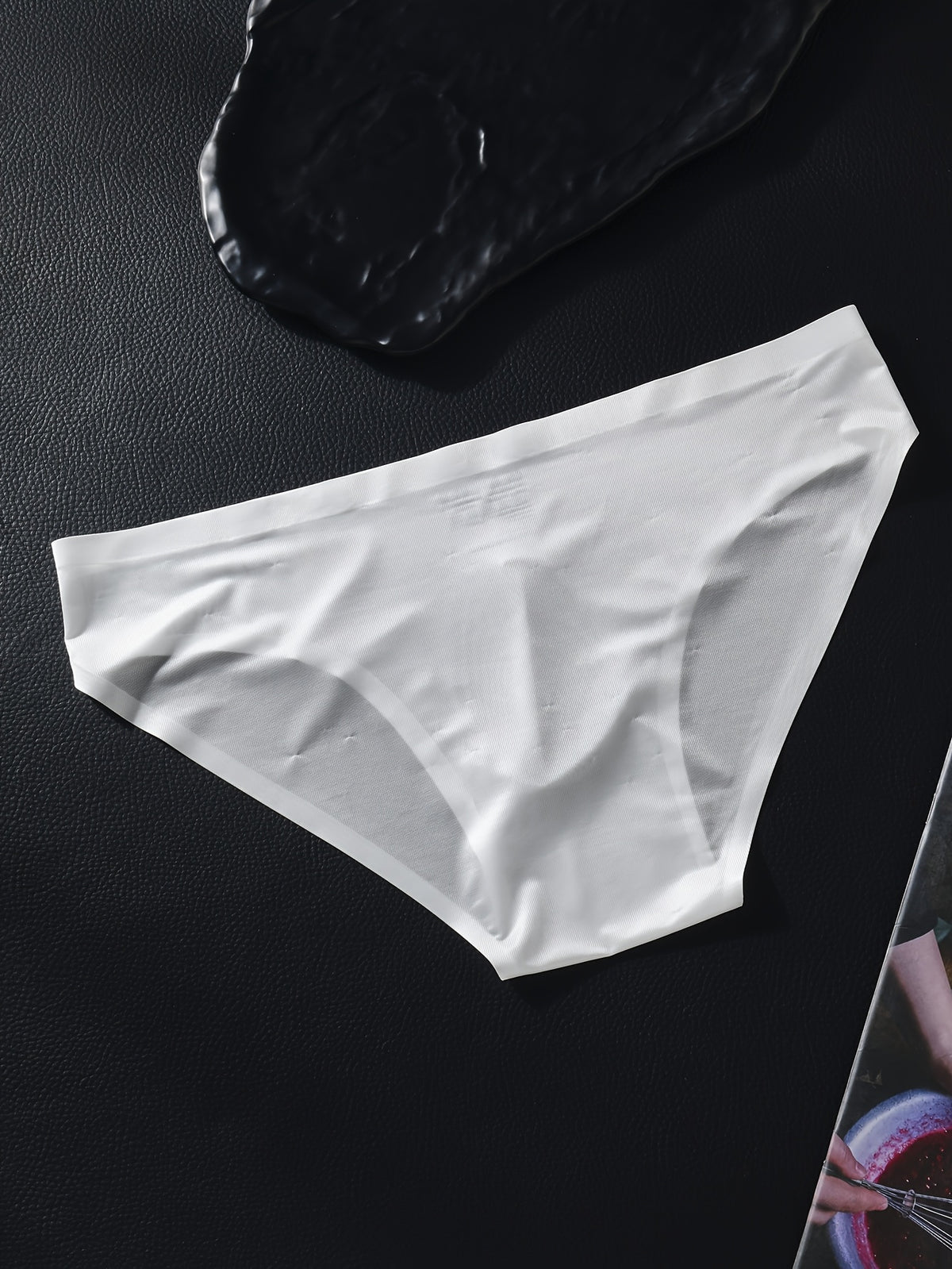 Slip sans couture taille basse homme — lot de 10, imprimé