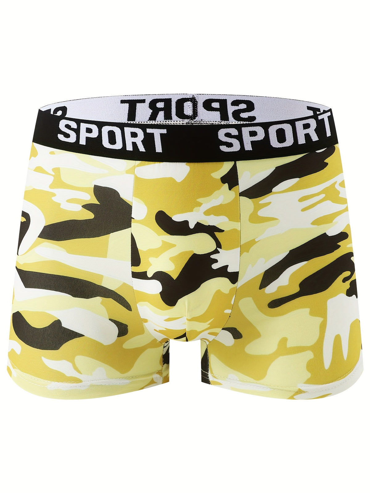 Boxer microfibre homme — lot de 5, géométrique, assortiment S, du S au XXL
