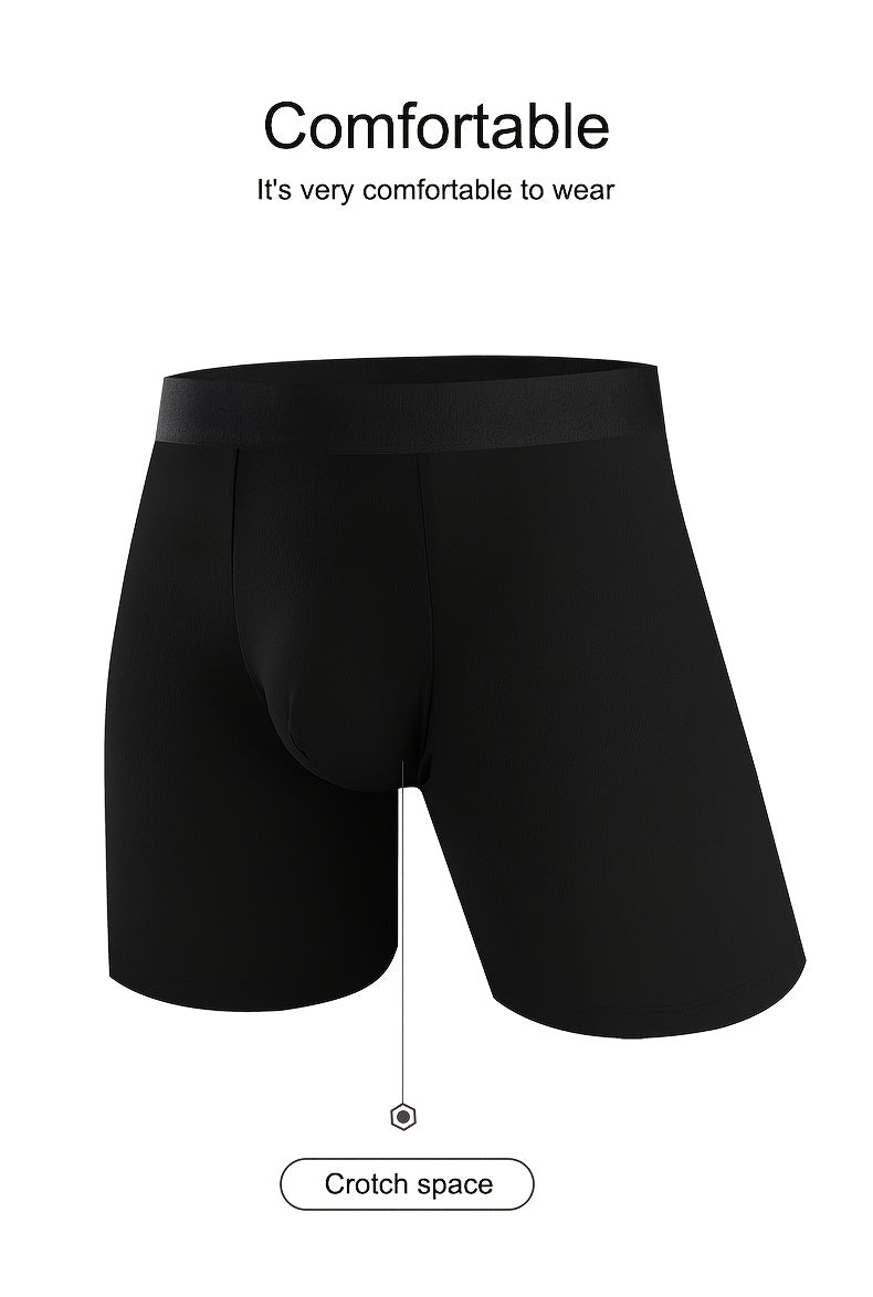 Boxer séchage rapide respirant microfibre homme — lot de 4, uni