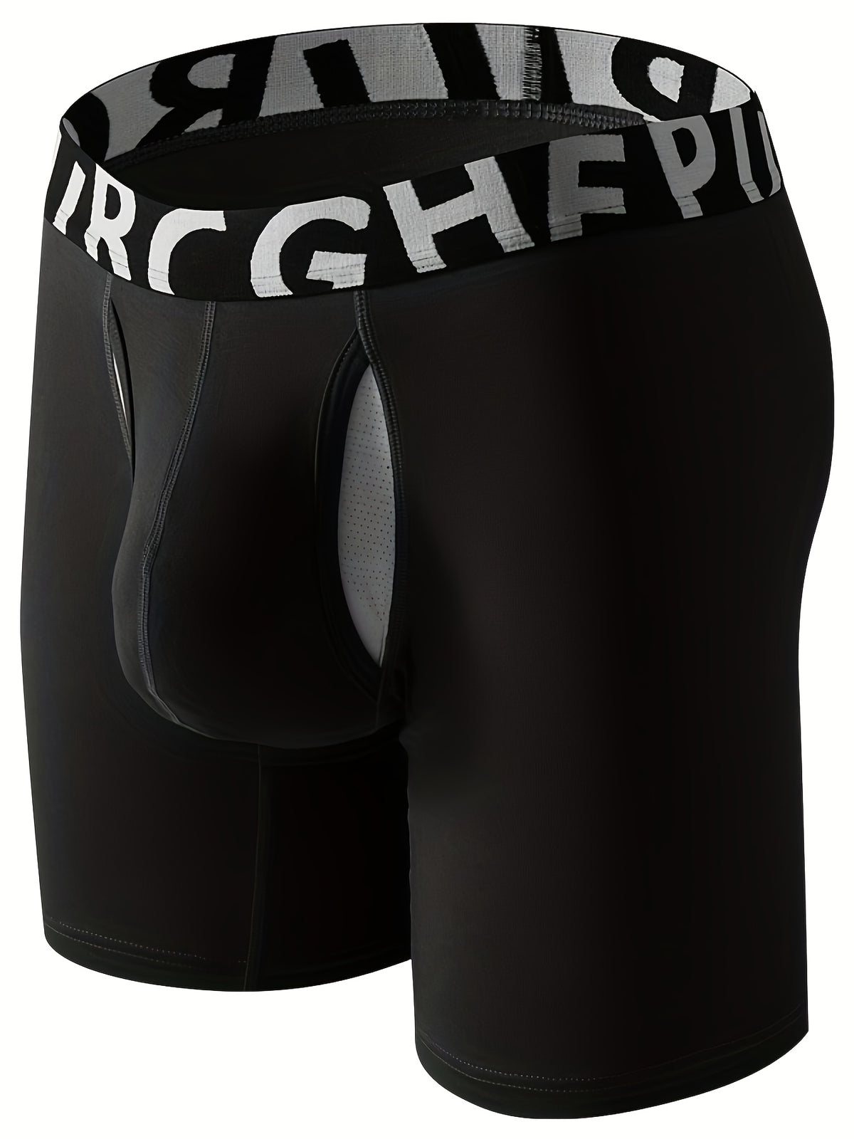 Boxer long de sport bambou homme — lot de 3, noir vert bleu