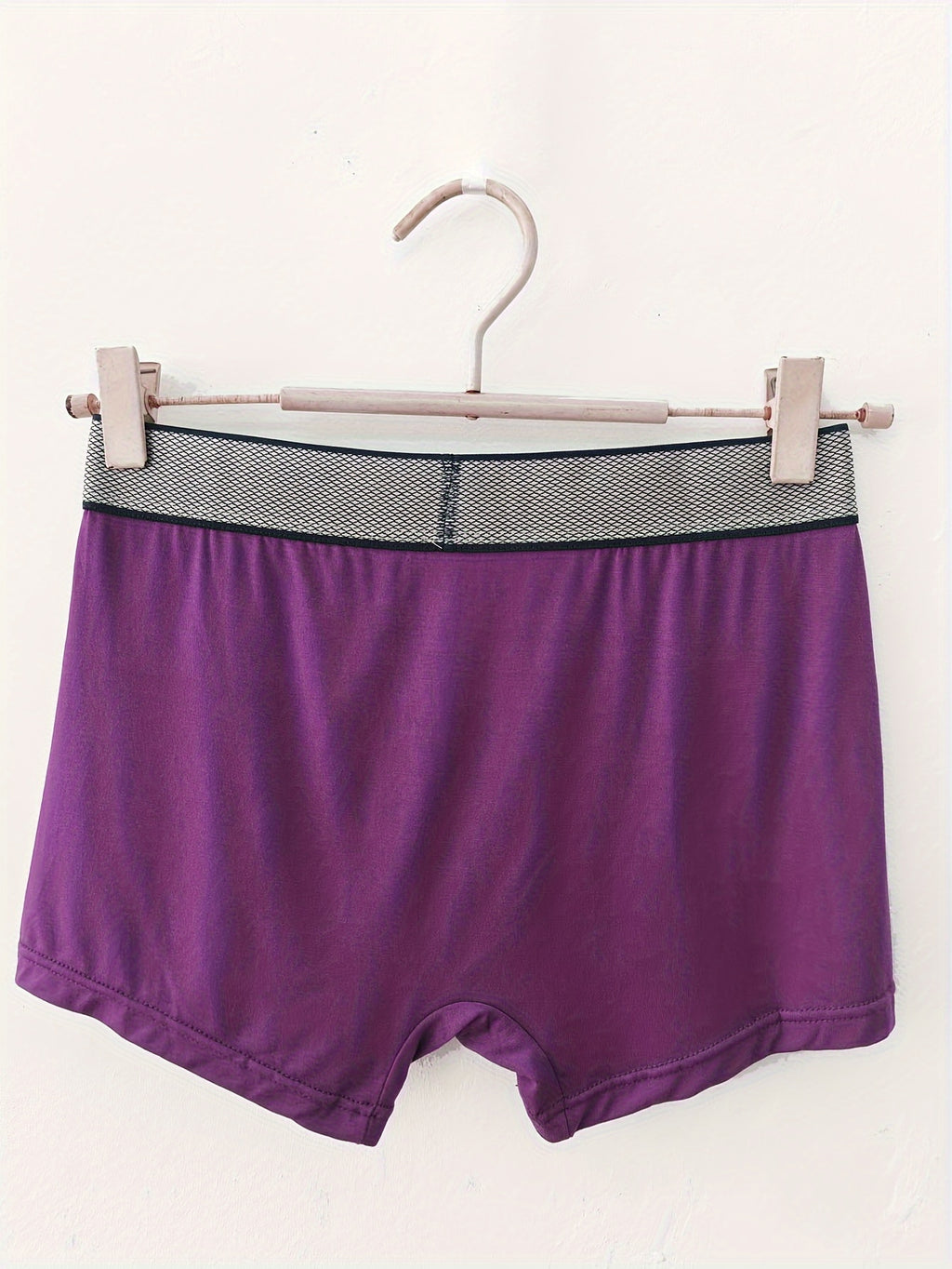 Slip large respirant homme — lot de 4, uni