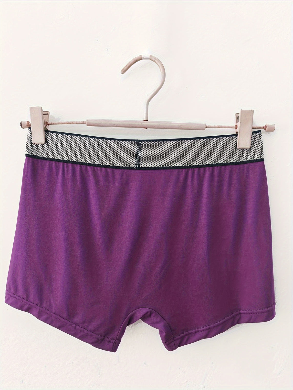 Slip large respirant homme — lot de 4, uni