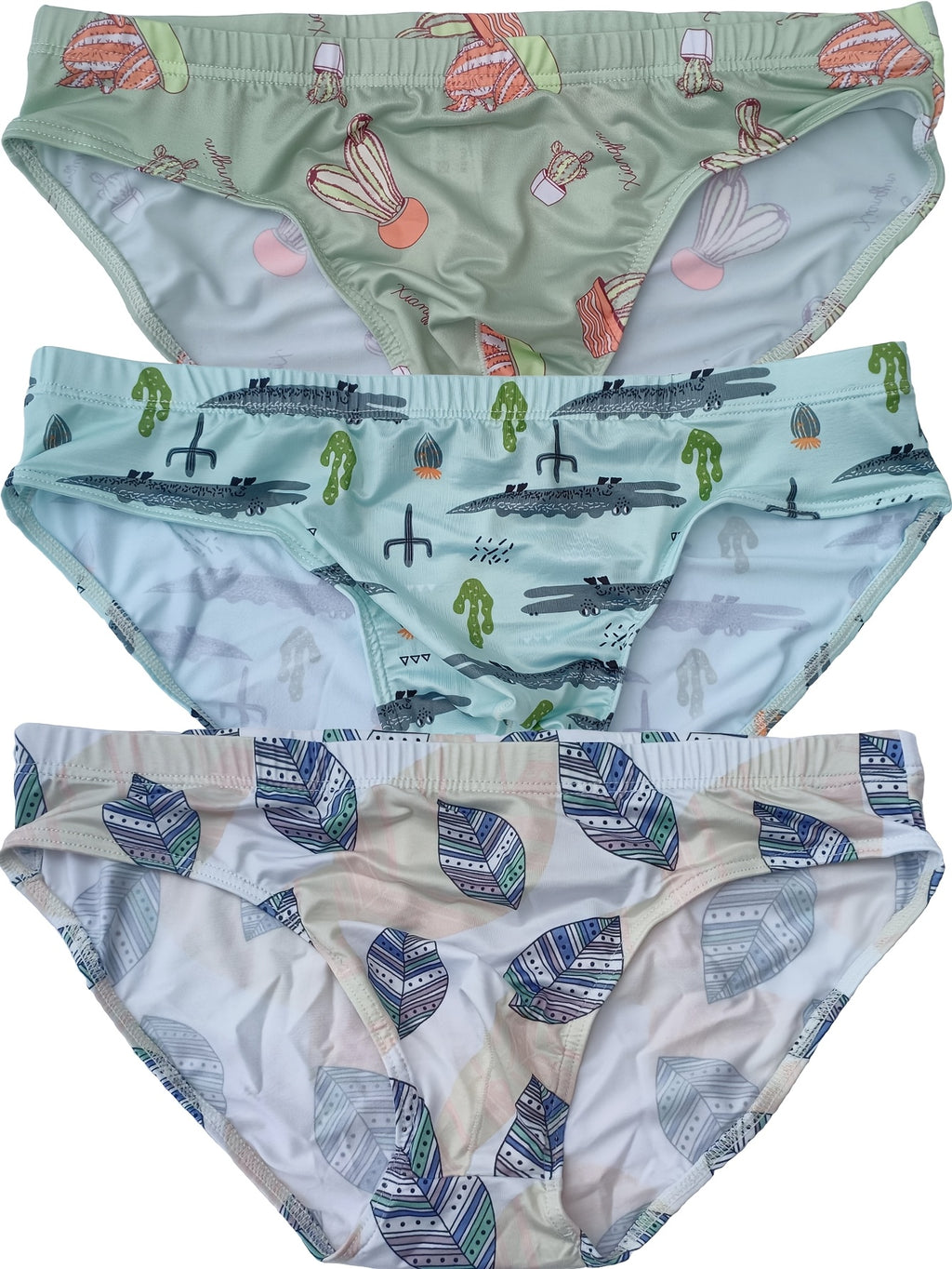 Slip taille basse de sport microfibre homme — lot de 3