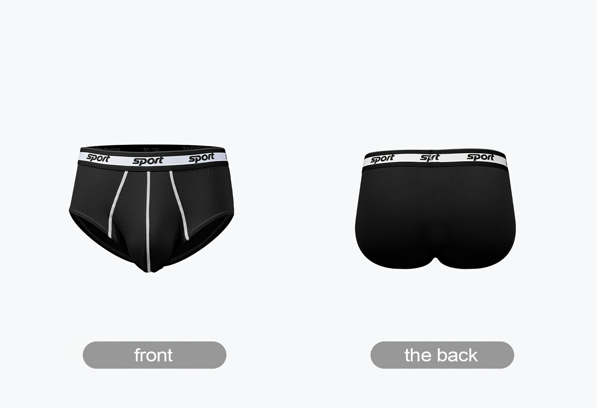 Slip respirant modal homme — lot de 4, uni, du S au XXL