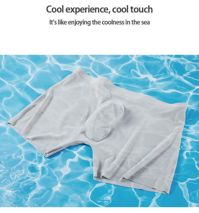 Boxer sans couture respirant microfibre homme