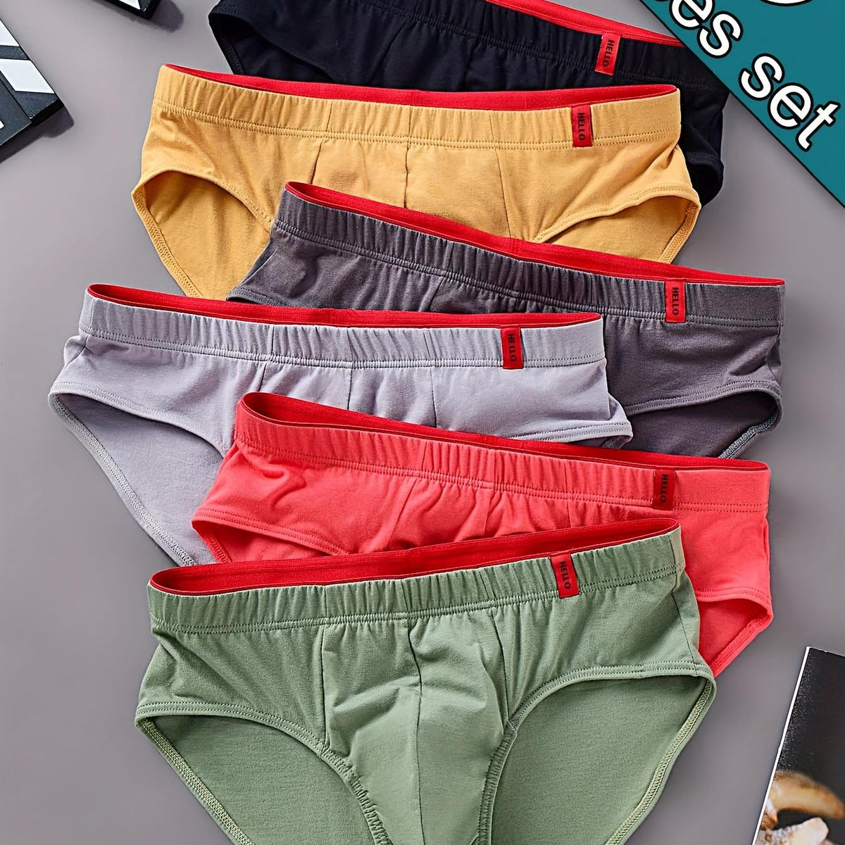 6PCS Couleurs Mélangées A