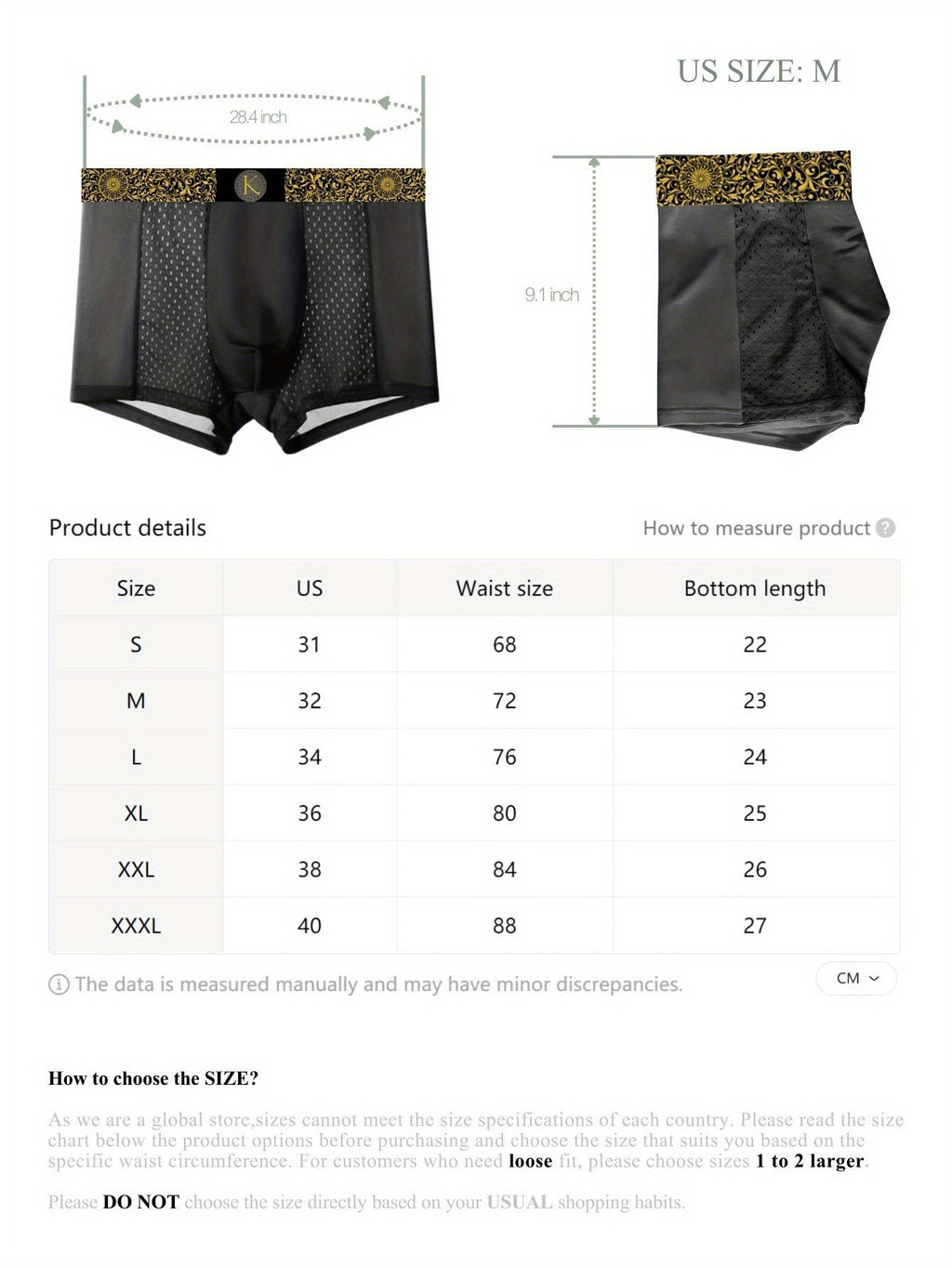 Boxer respirant microfibre homme — lot de 5