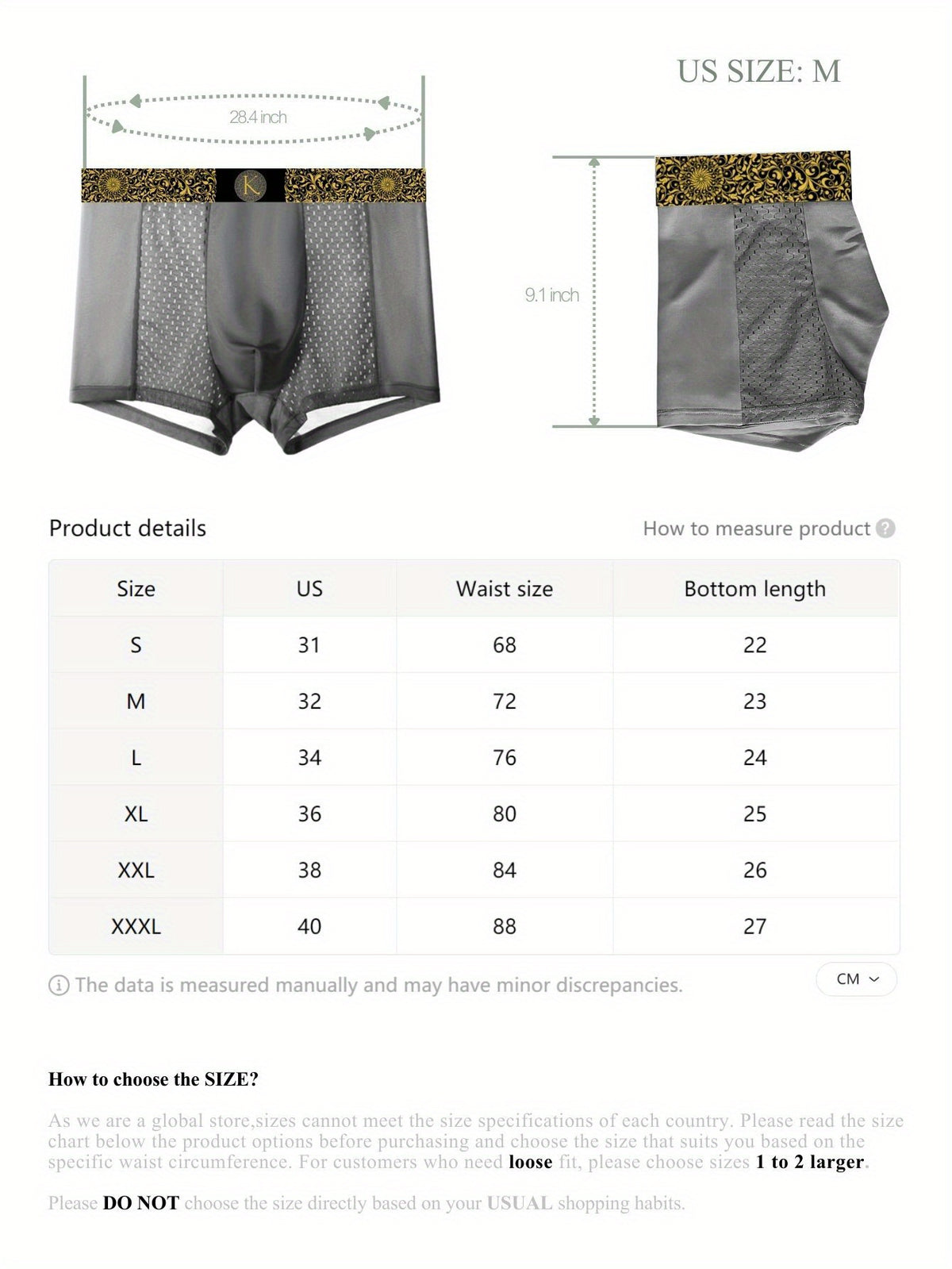 Boxer respirant microfibre homme — lot de 5