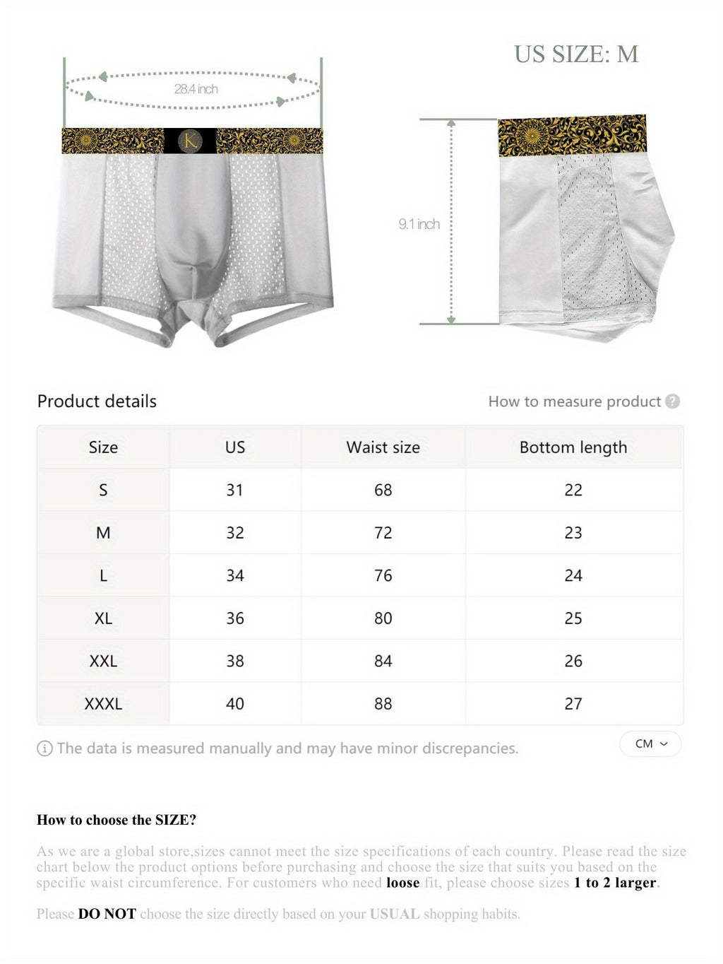 Boxer respirant microfibre homme — lot de 5