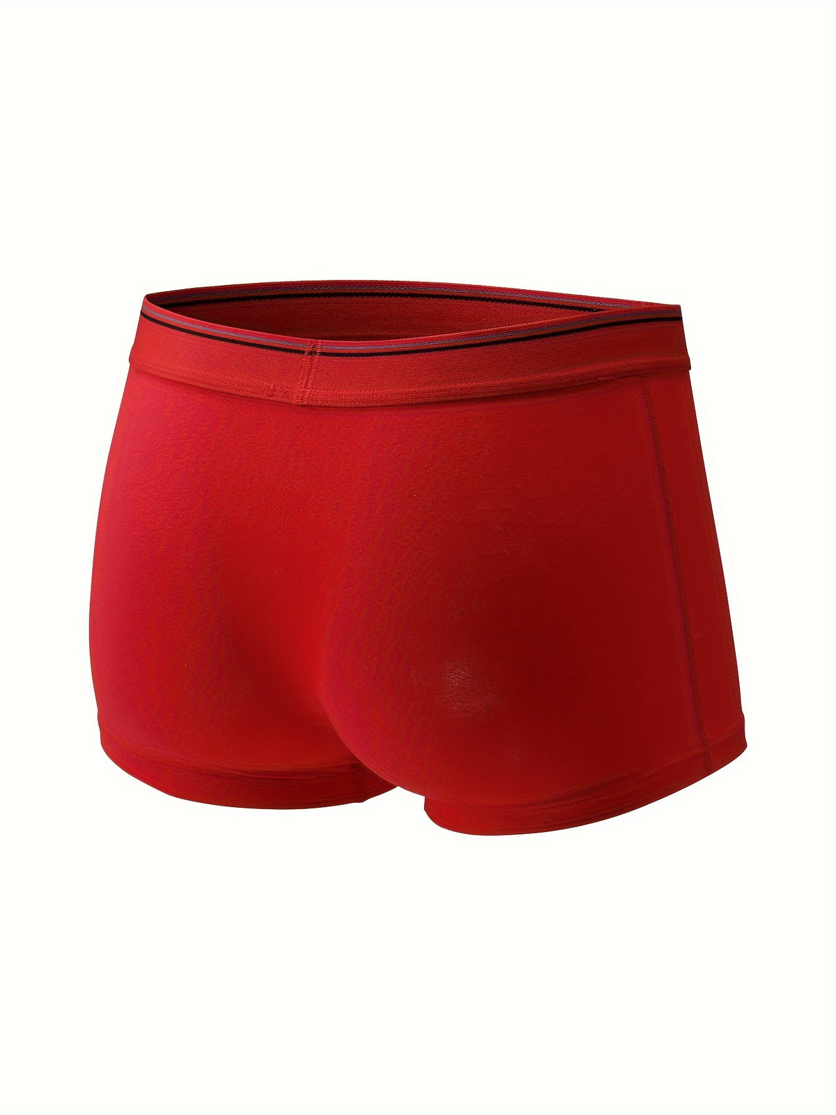 Boxer respirant coton homme — lot de 3, 【rouge】