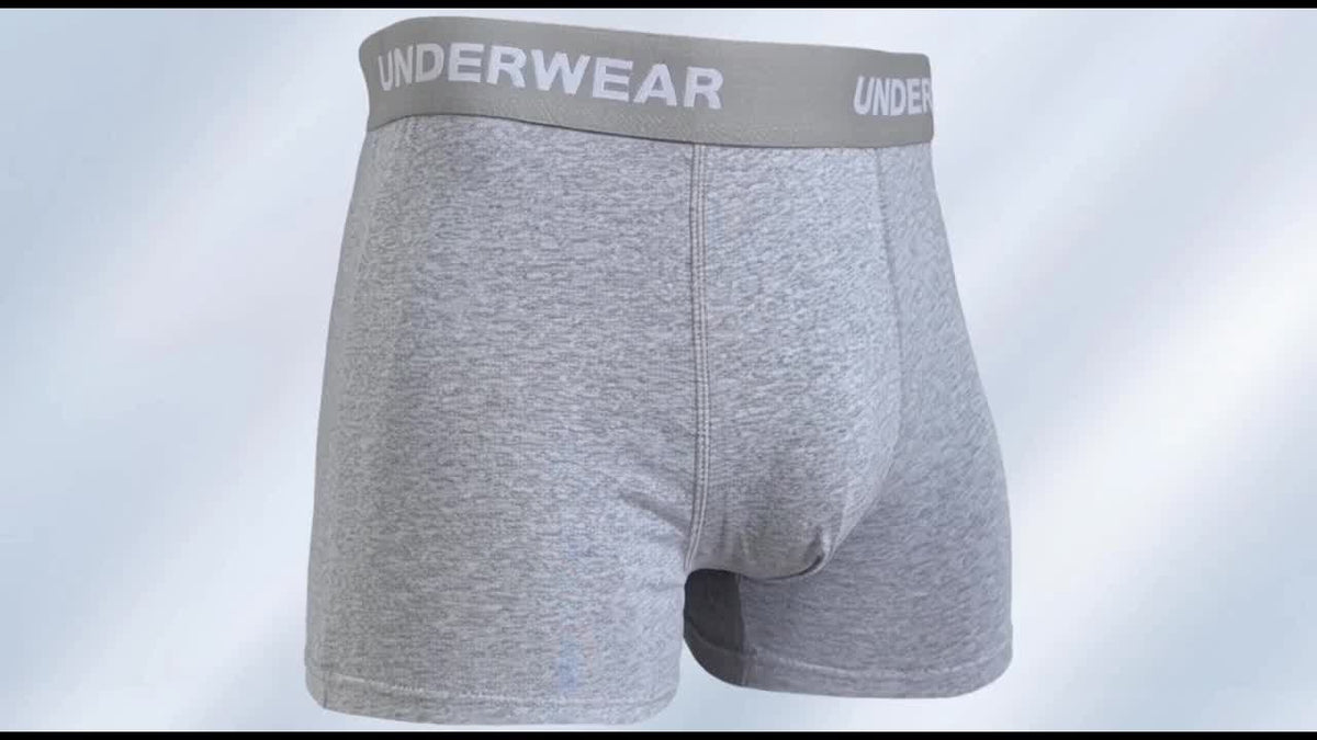 Boxer homme — lot de 5, uni
