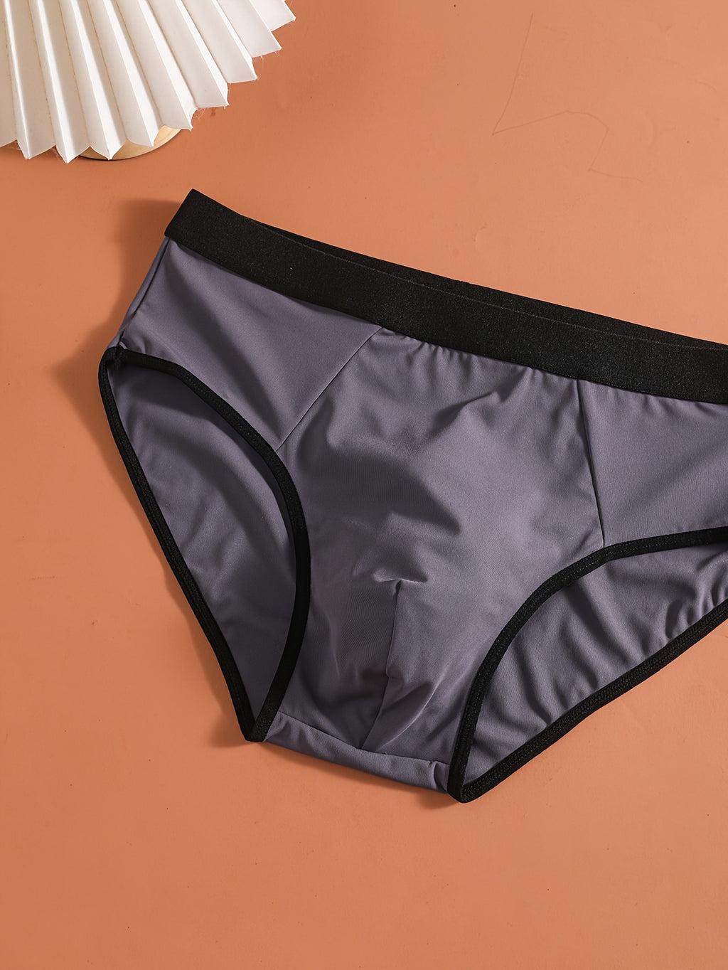 Slip sans couture de sport microfibre homme — lot de 5, uni, assortiment S