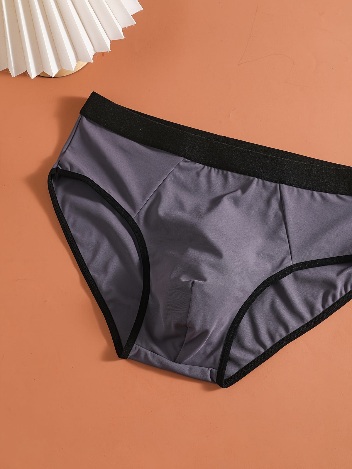Slip sans couture de sport microfibre homme — lot de 5, uni, assortiment S